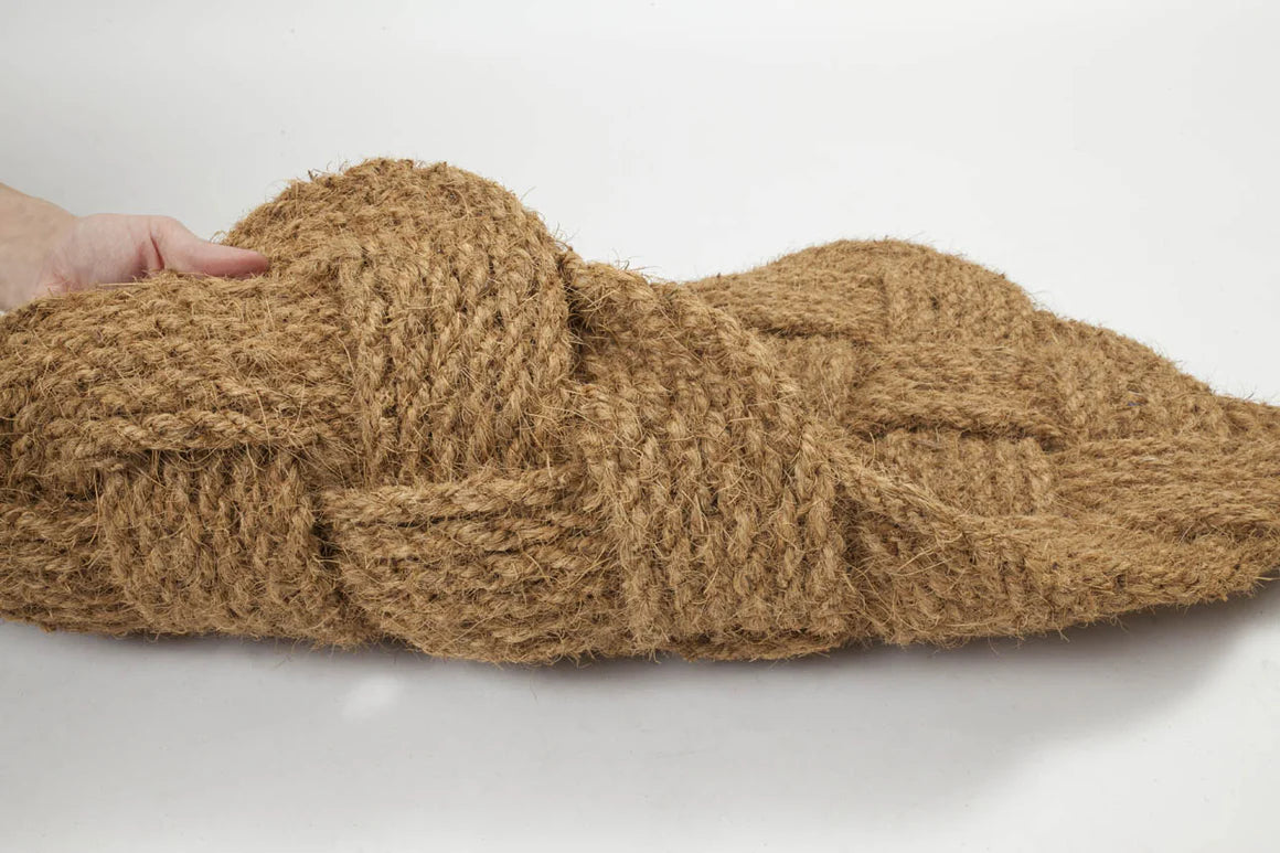 Handwoven Coir Doormat - Knot-ical, 24" x 36"