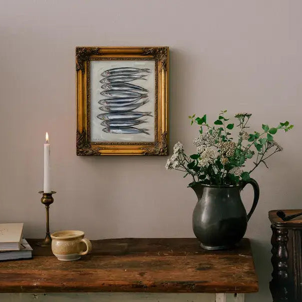 SARDINES - Art Print Framed