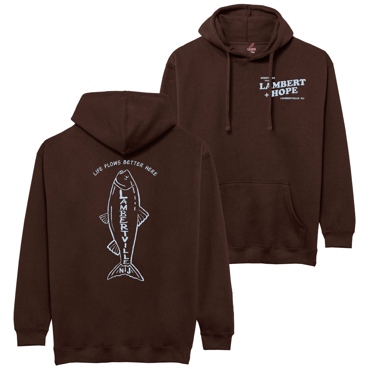 Life Flows Better Hoodie
