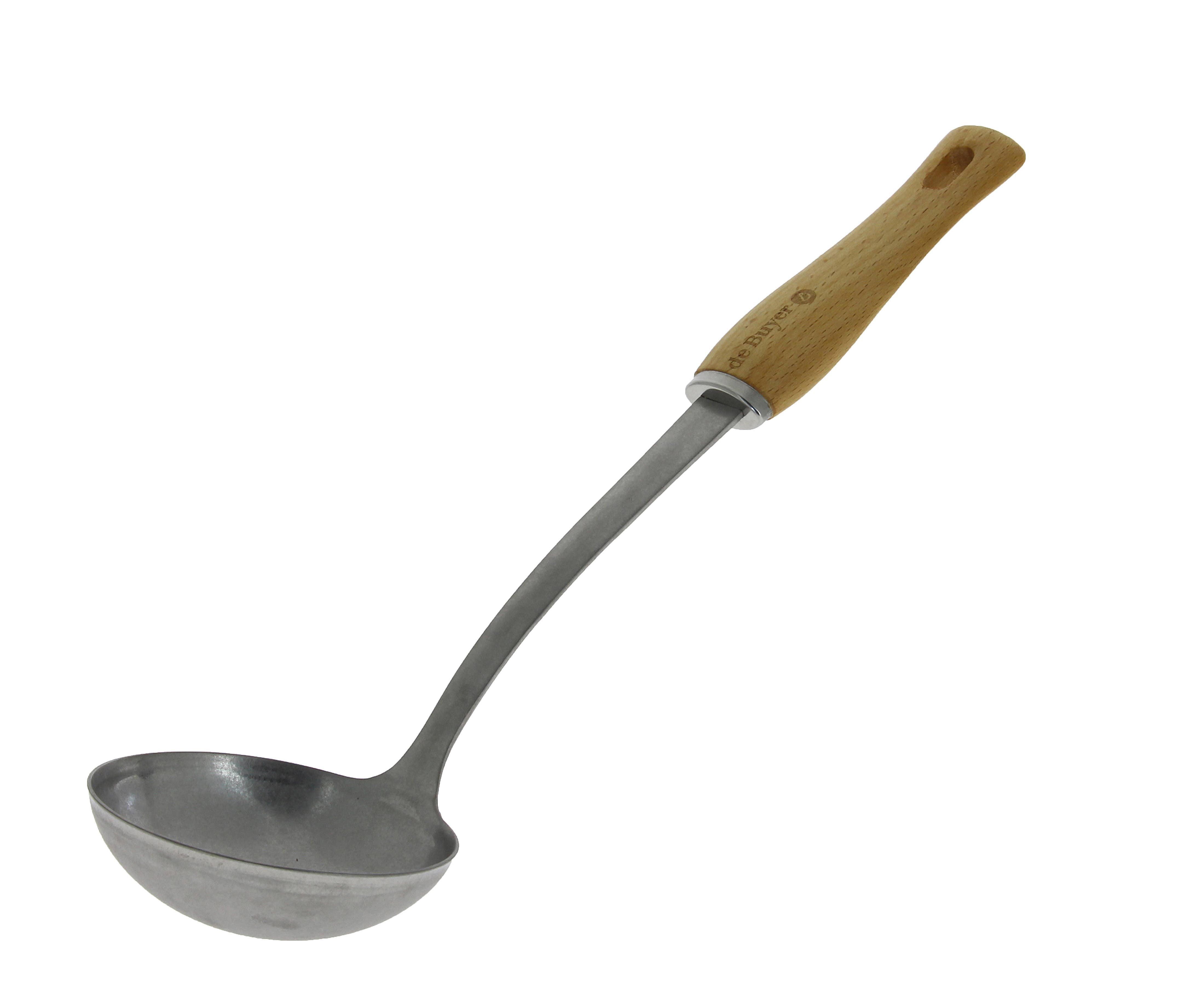 LADLE STAINLESS STEEL WOOD - B BOIS
