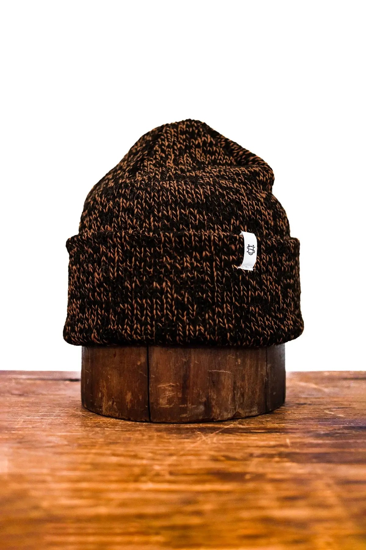 Rust Melange Ragg Wool Beanie