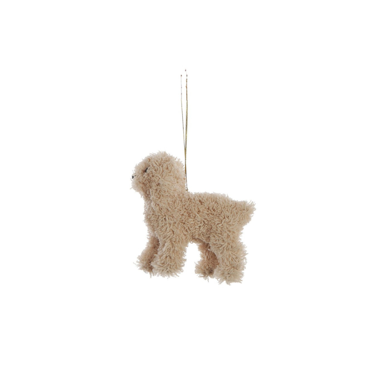 Furry Poodle Ornament