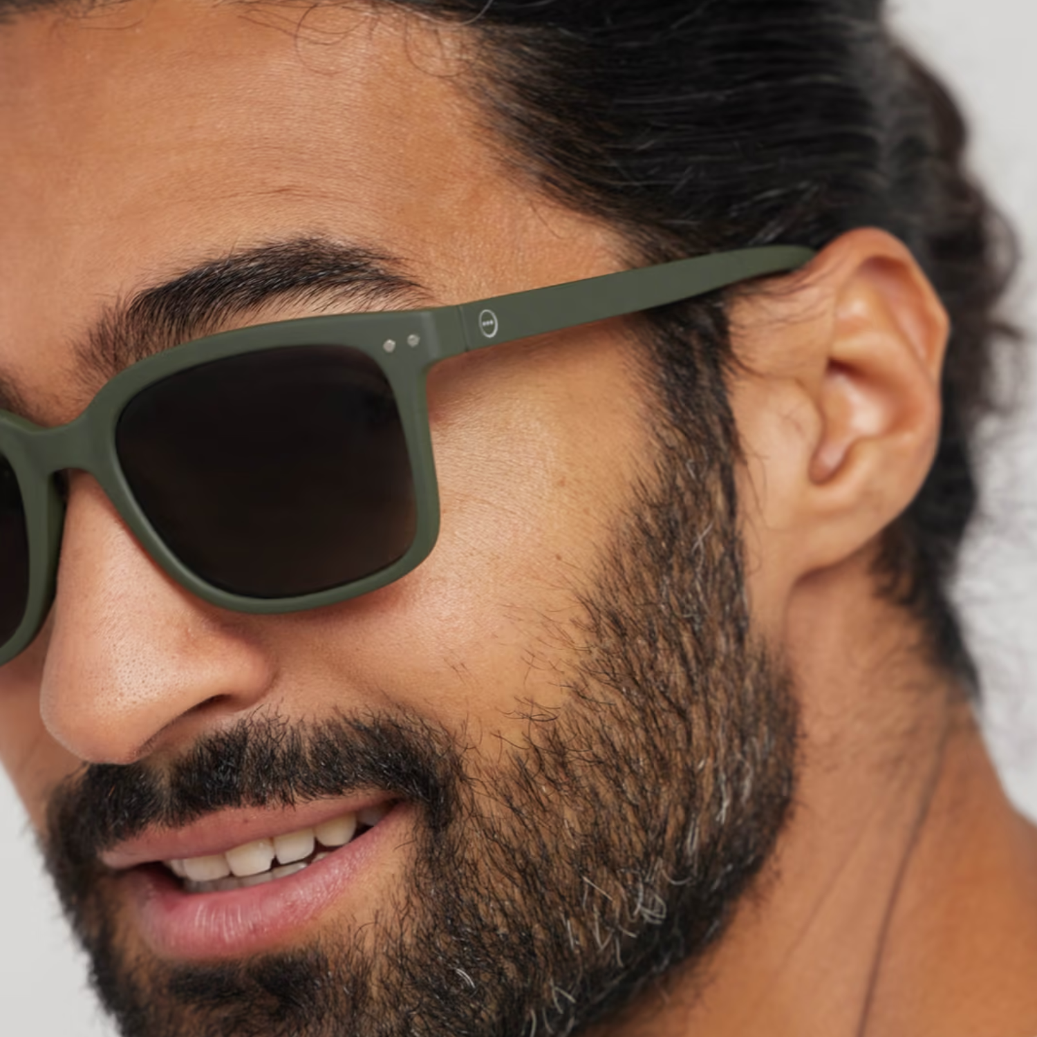 Sun #E Kaki Green Sun Glasses
