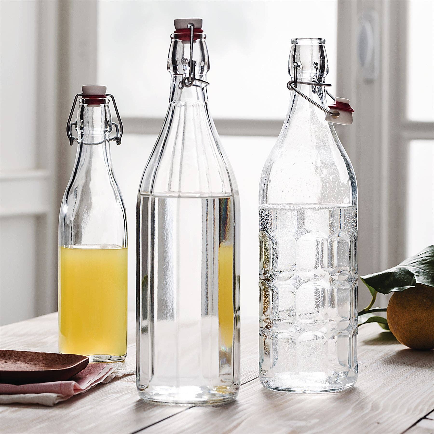 Glass Swing Top Bottle