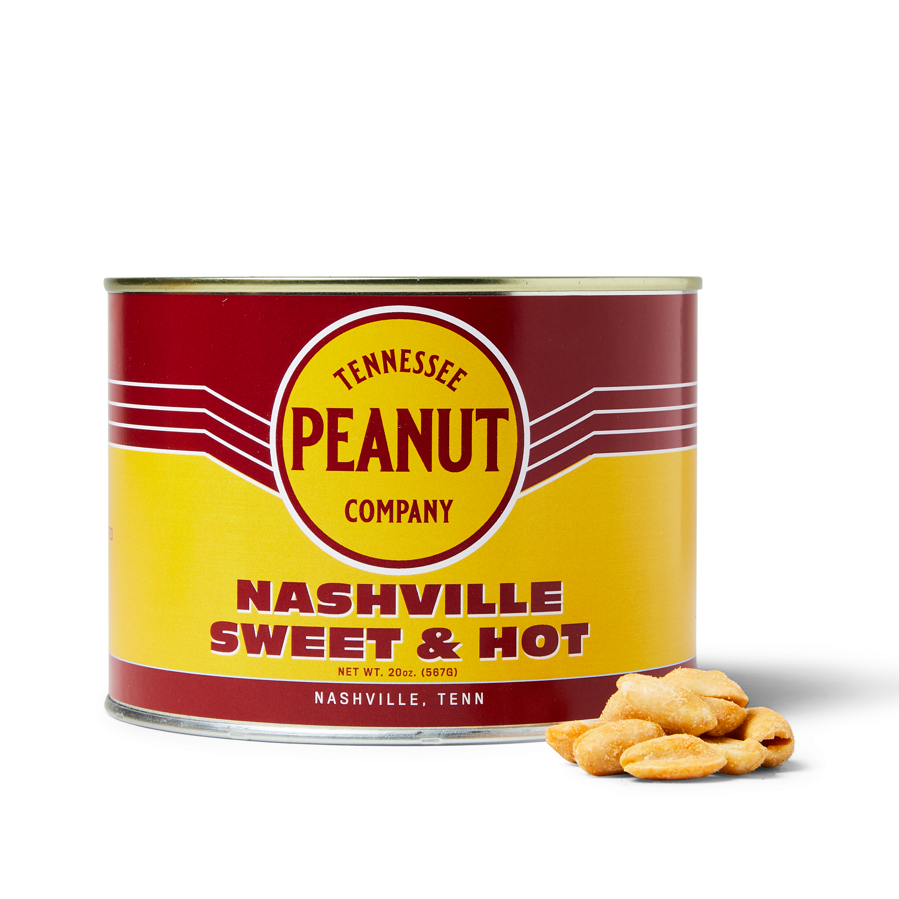 Nashville Sweet & Hot Peanuts 12 oz