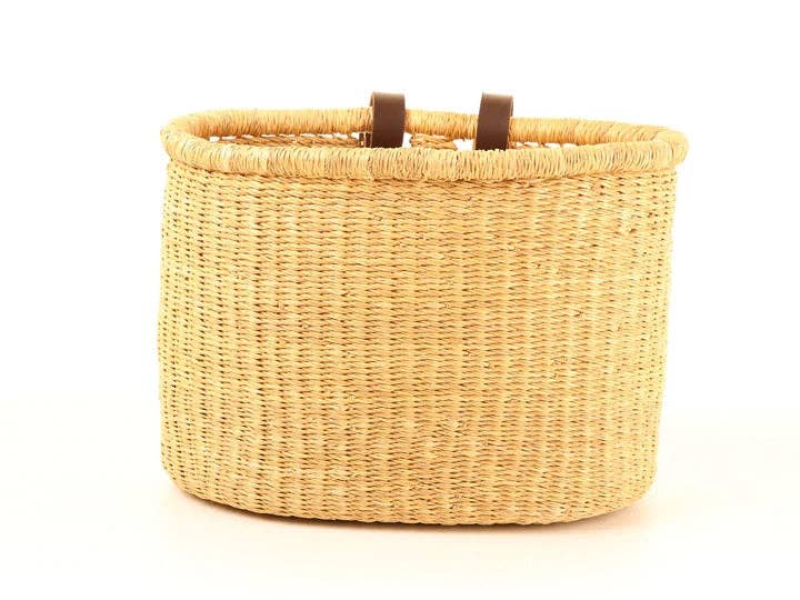 Woven Bicycle Basket - Natural