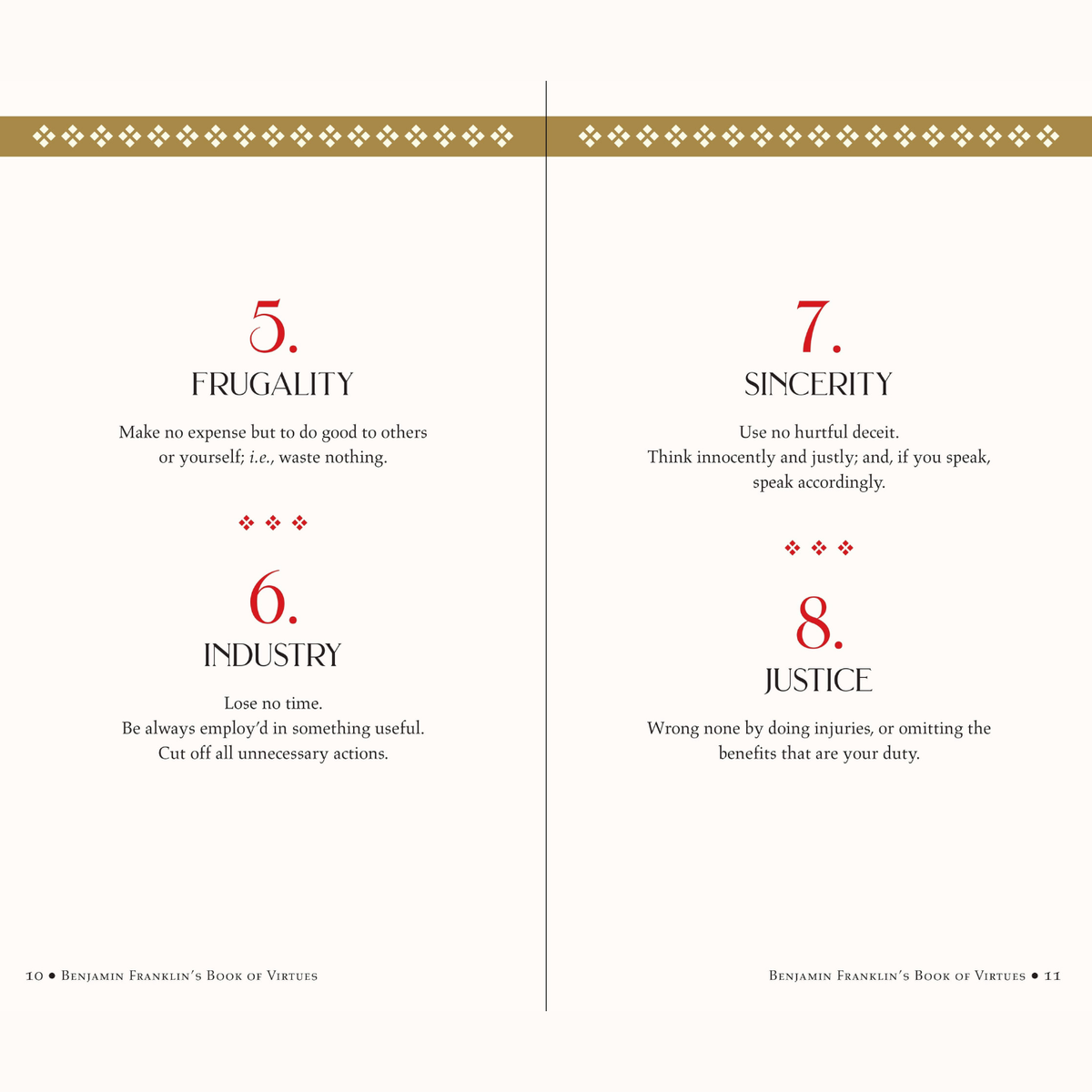 Ben Franklin's Book of Virtues