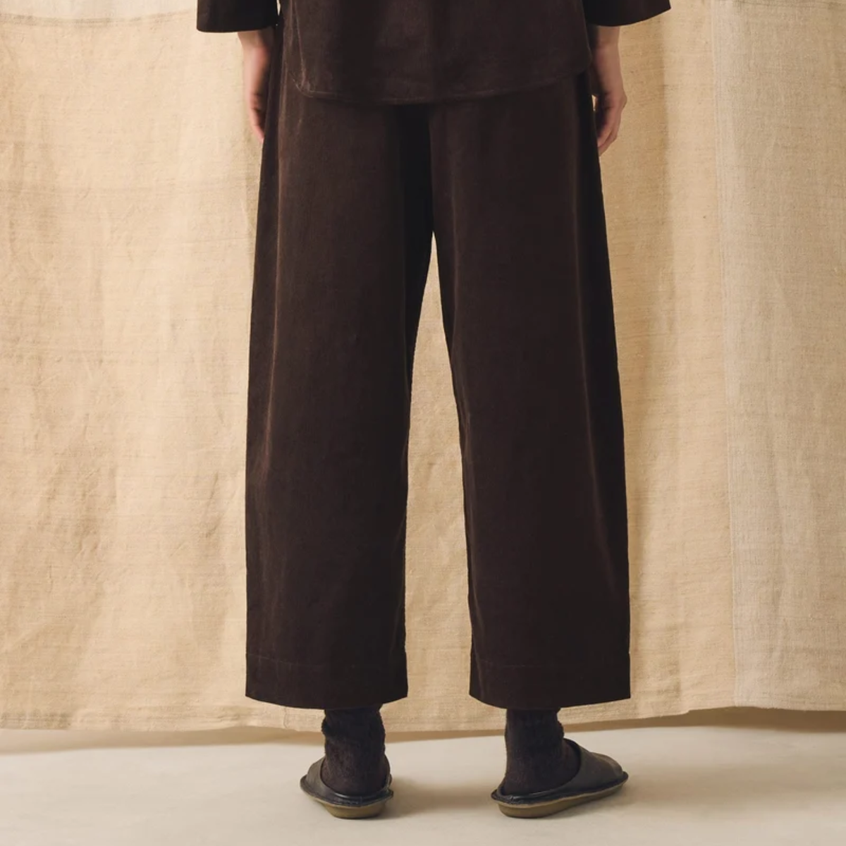 Women’s Organic Cord Barrel Trousers