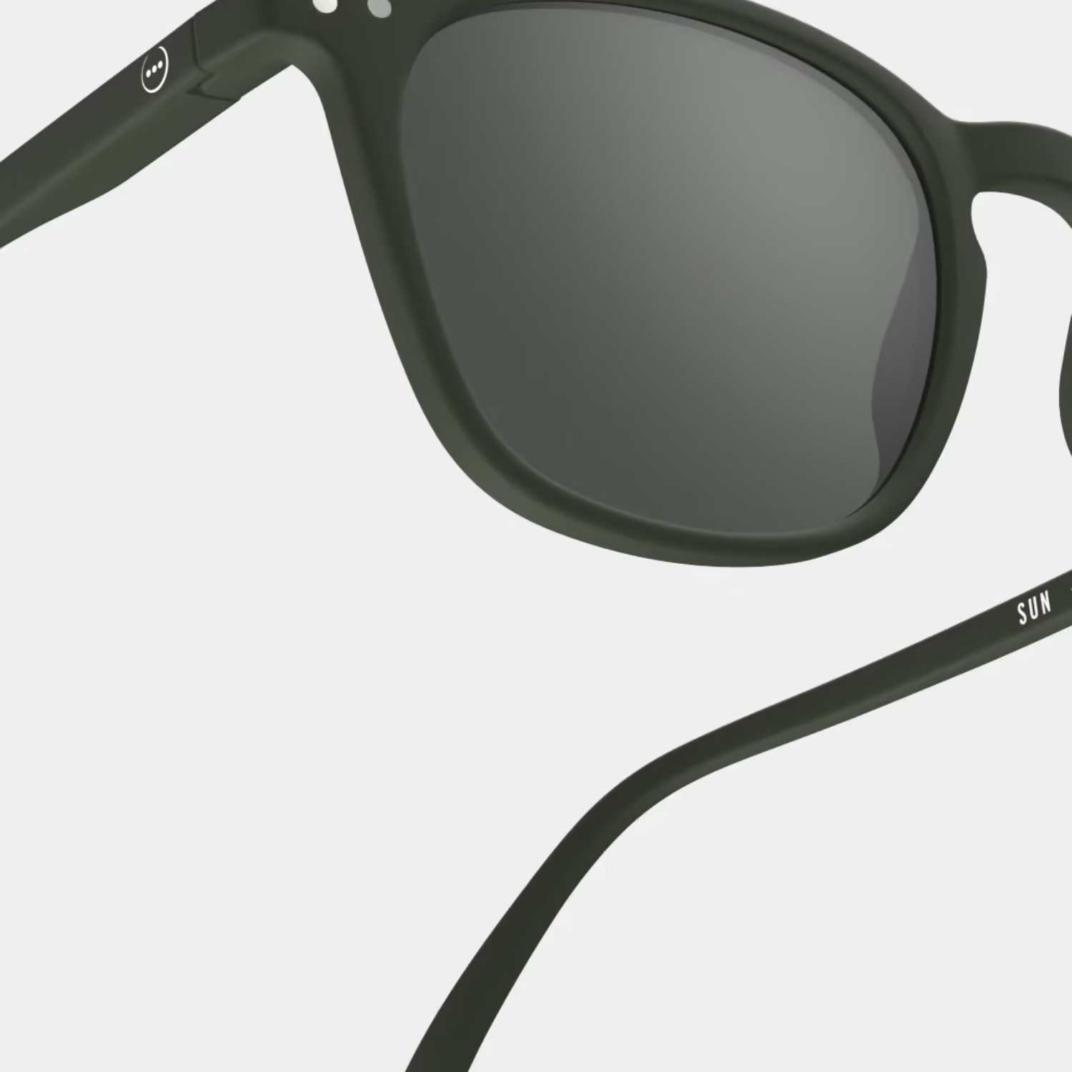 Sun #E Kaki Green Sun Glasses