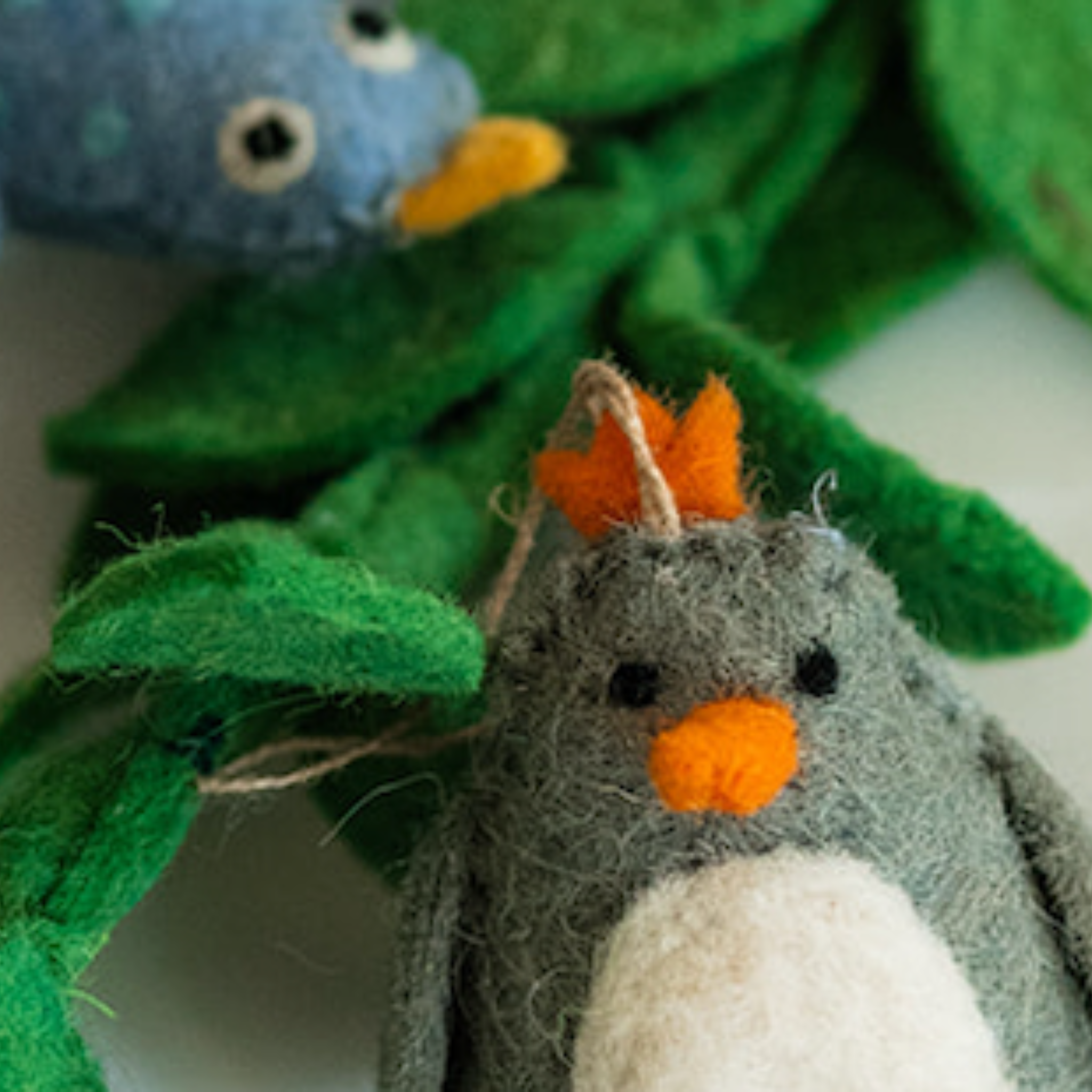 Festive Felt Bird Garland