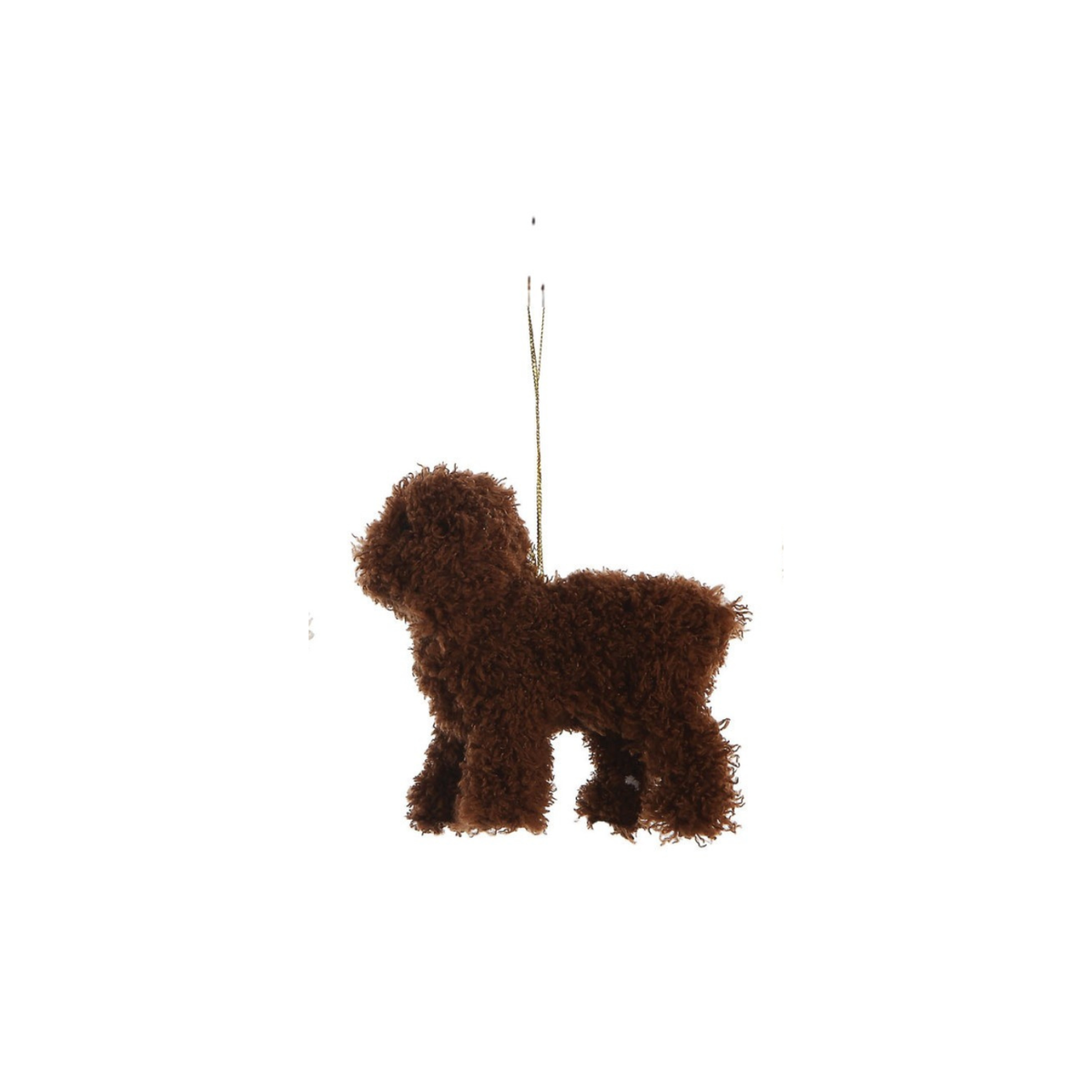 Furry Poodle Ornament