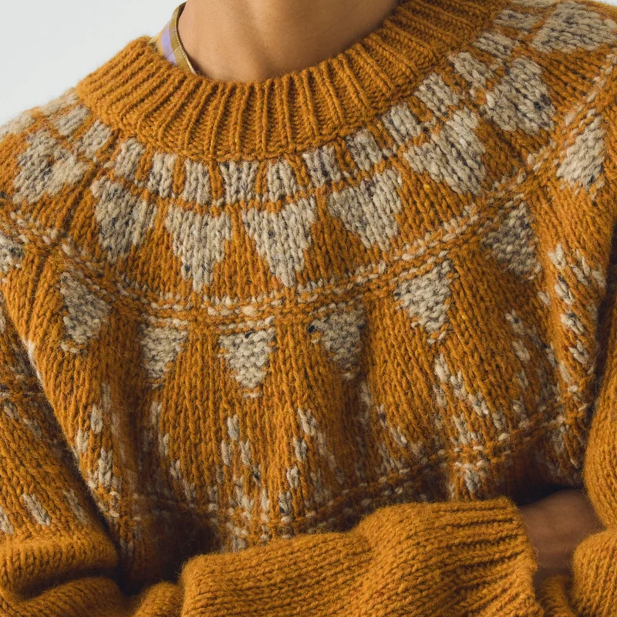 Women's Harvest Yoke Donegal Sweater