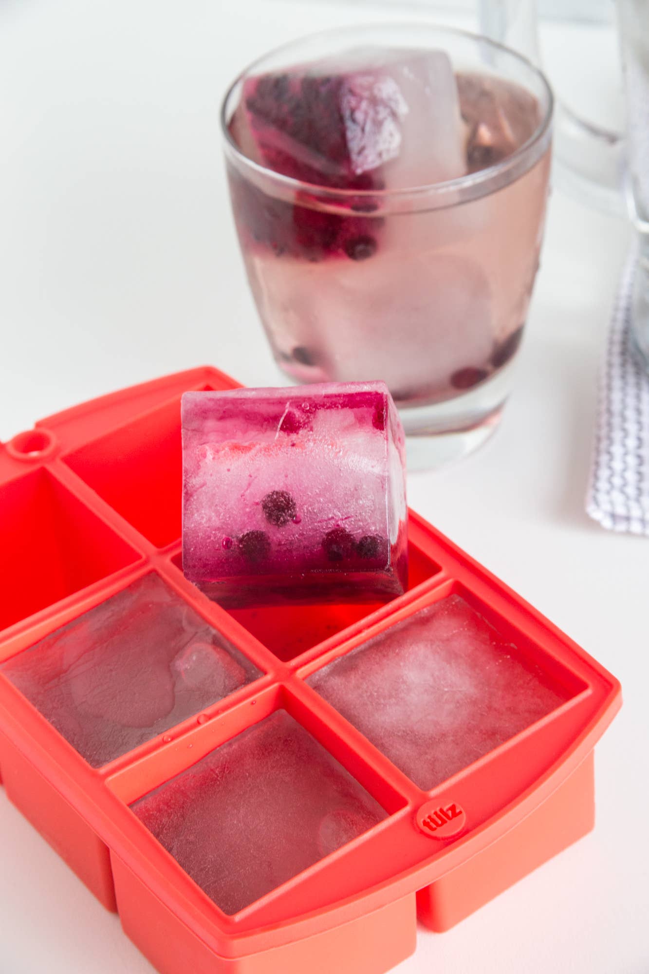 Mega Ice Block Tray - Ruby