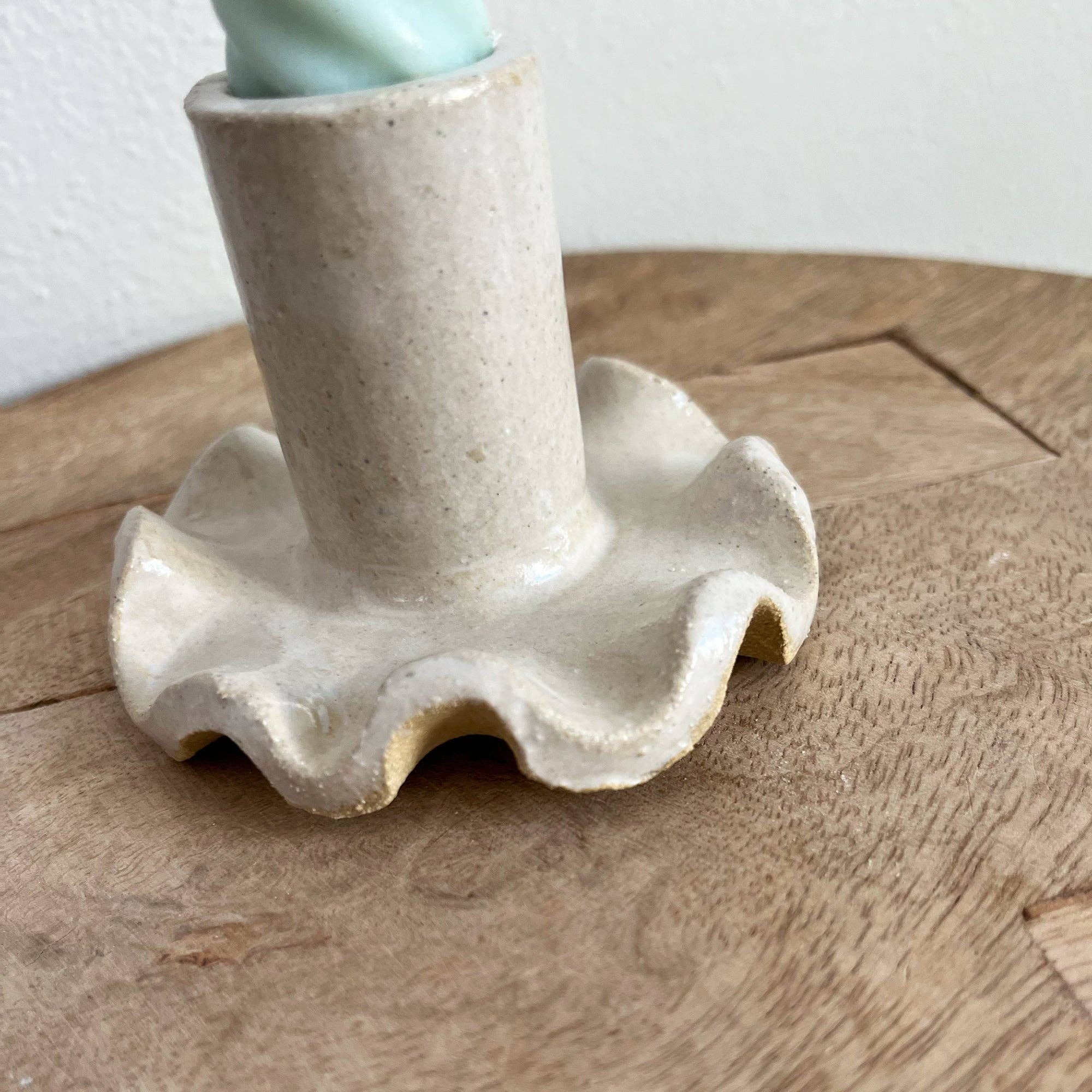 Ruffle Candle Holders