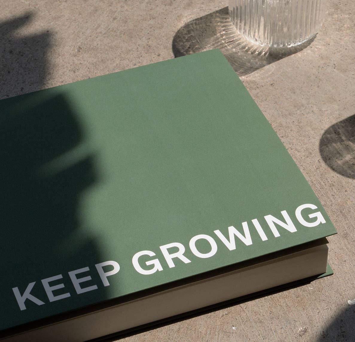 Just Keep Growing - Large Notebook