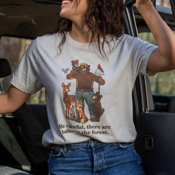 Babes in the Forest Unisex Short Sleeve Tee