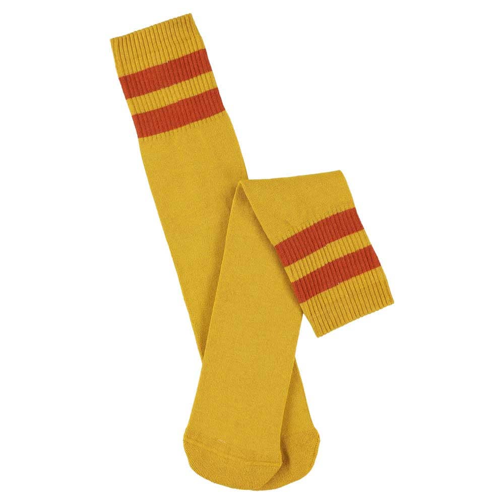 Unisex Tube Socks - Mustard / Orange