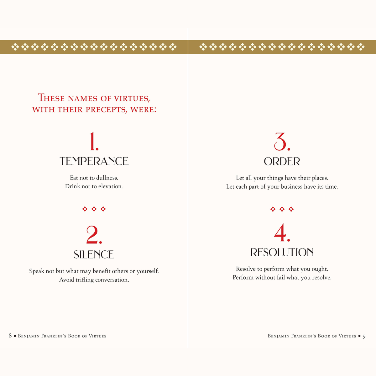 Ben Franklin's Book of Virtues