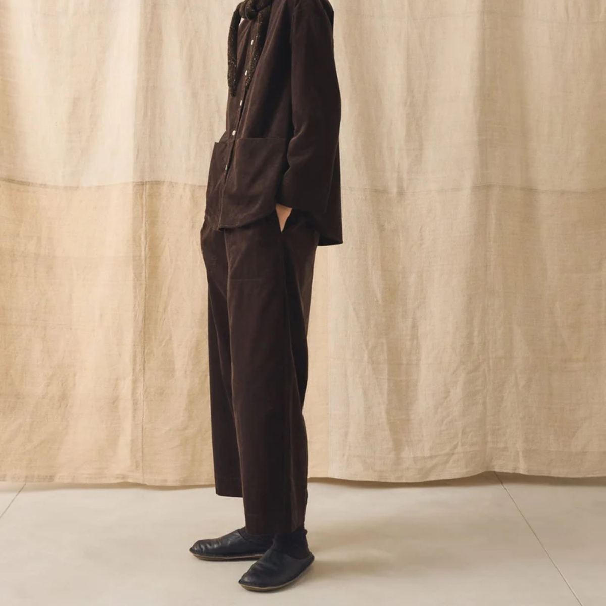 Women’s Organic Cord Barrel Trousers