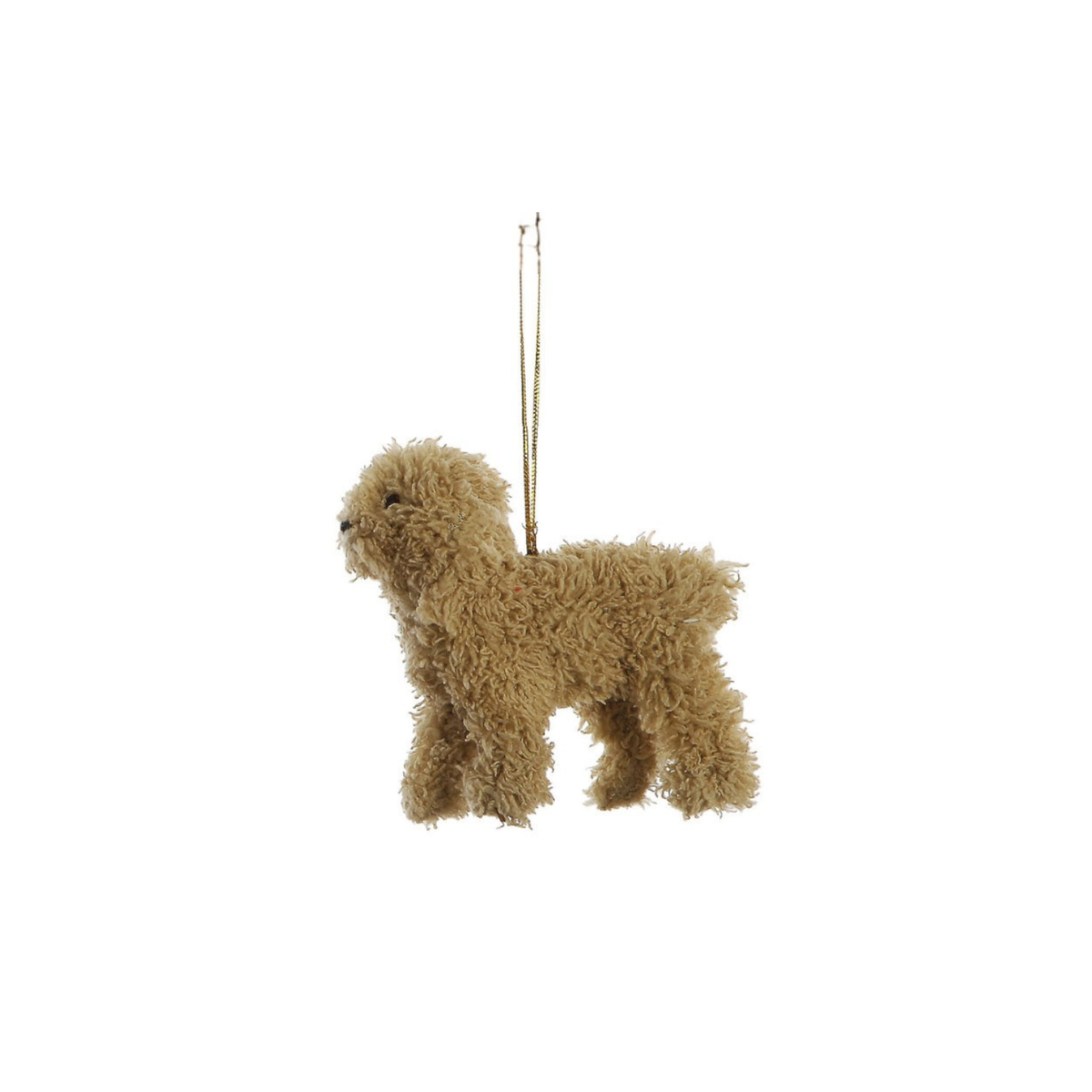 Furry Poodle Ornament