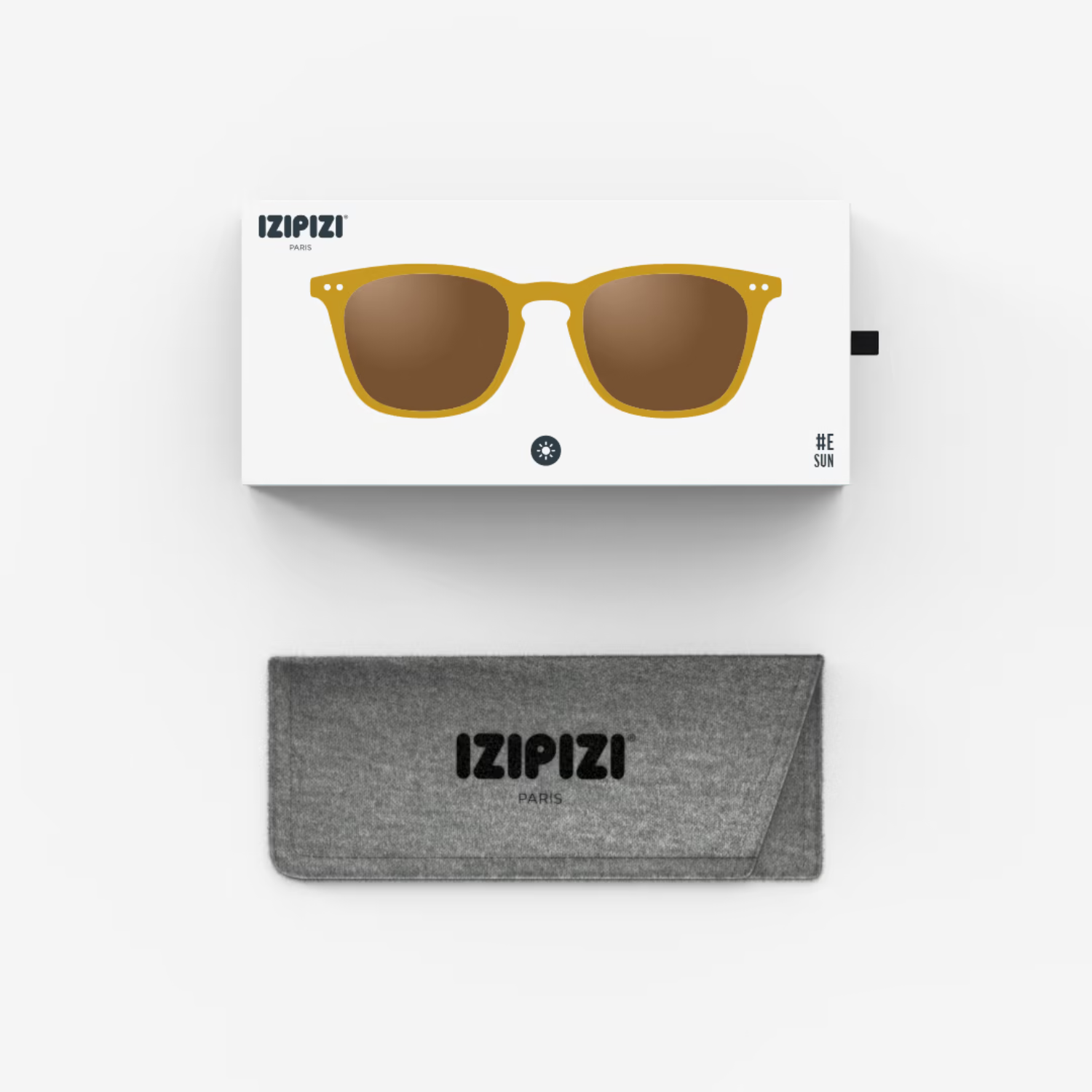 Sun #E Golden Green Sun Glasses