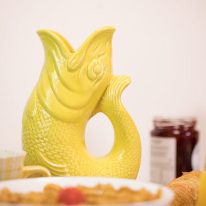 Yellow Gluggle Jug