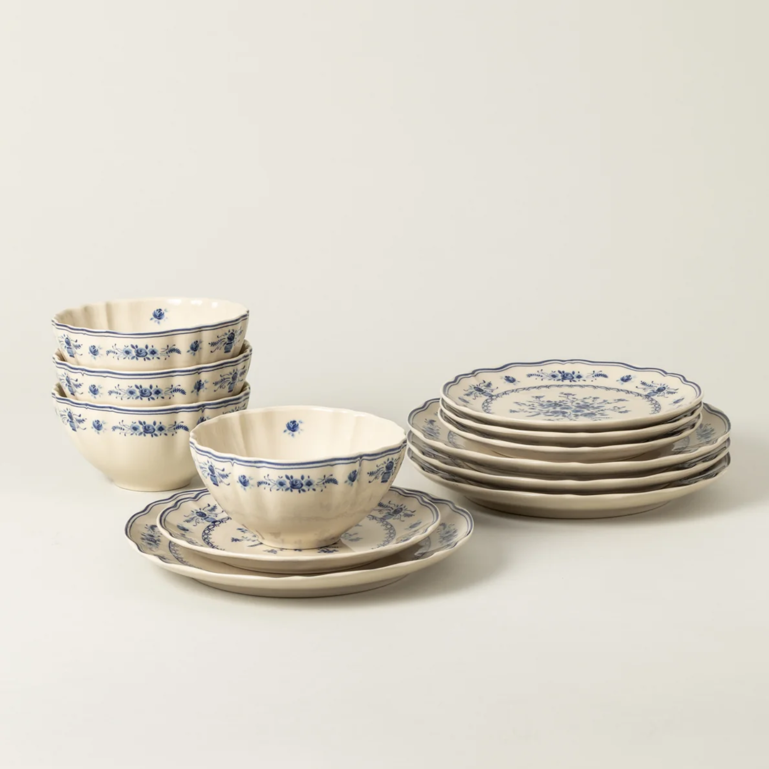 Costa Nova Vila 12-Piece Dinnerware Set with Bowl