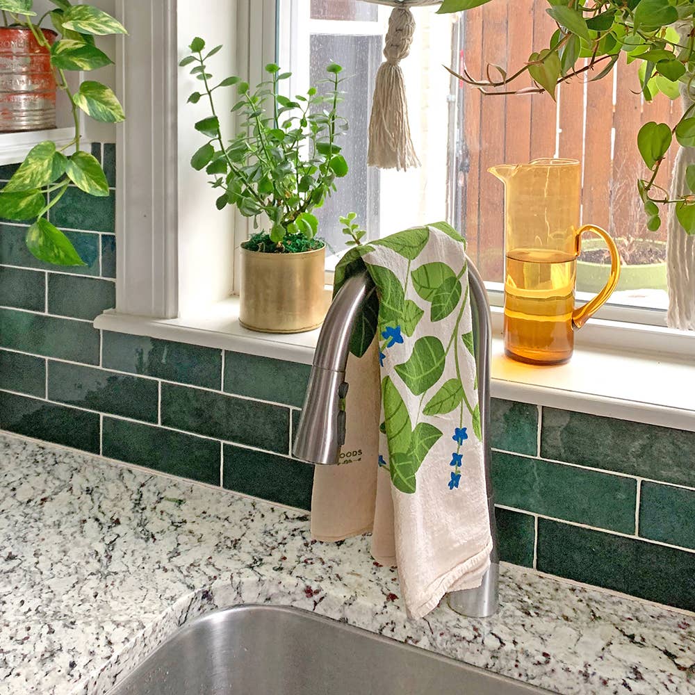 Tomato Basil (Tomato, Basil) - Tea Towel Set of 2