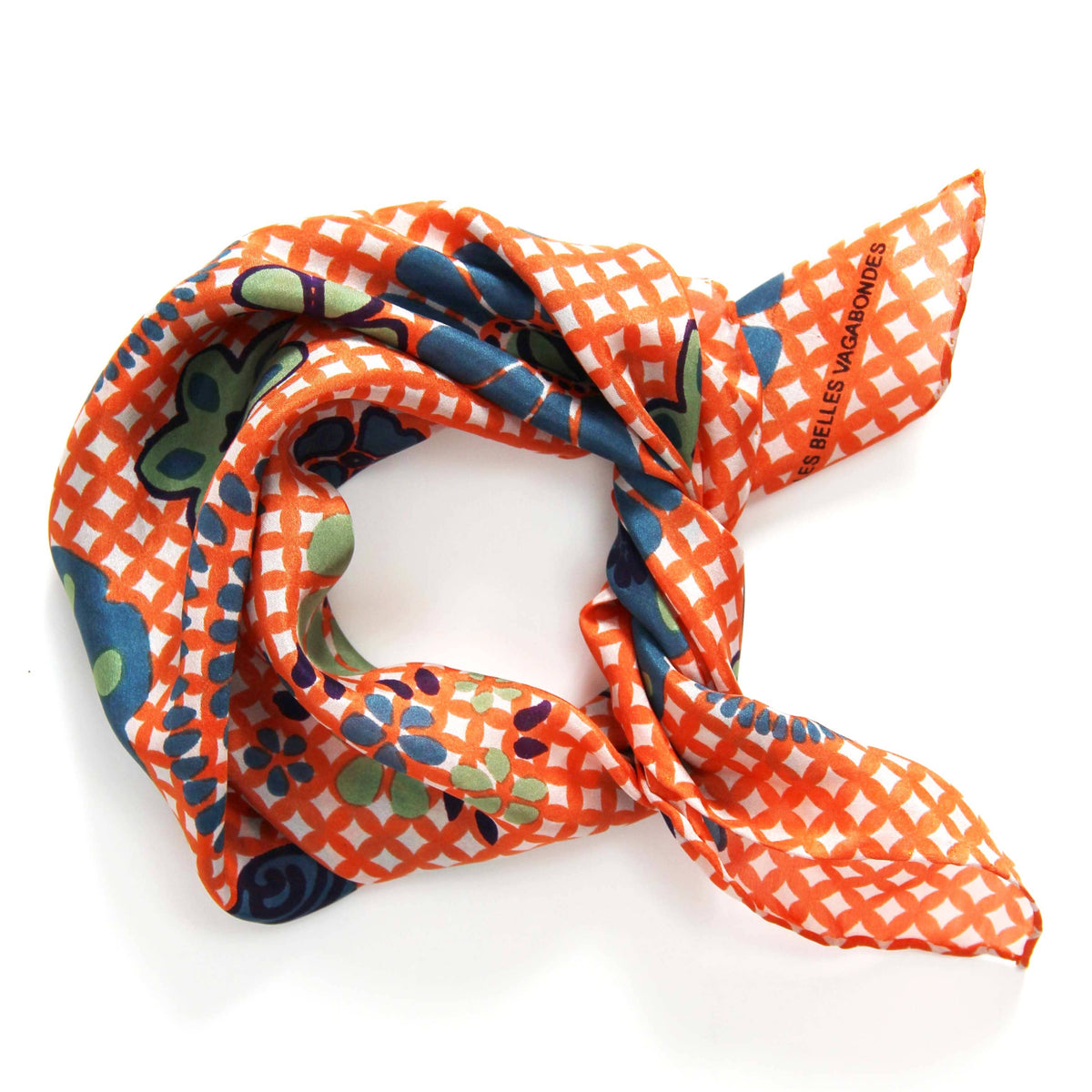 Mini Shippo Orange Scarf