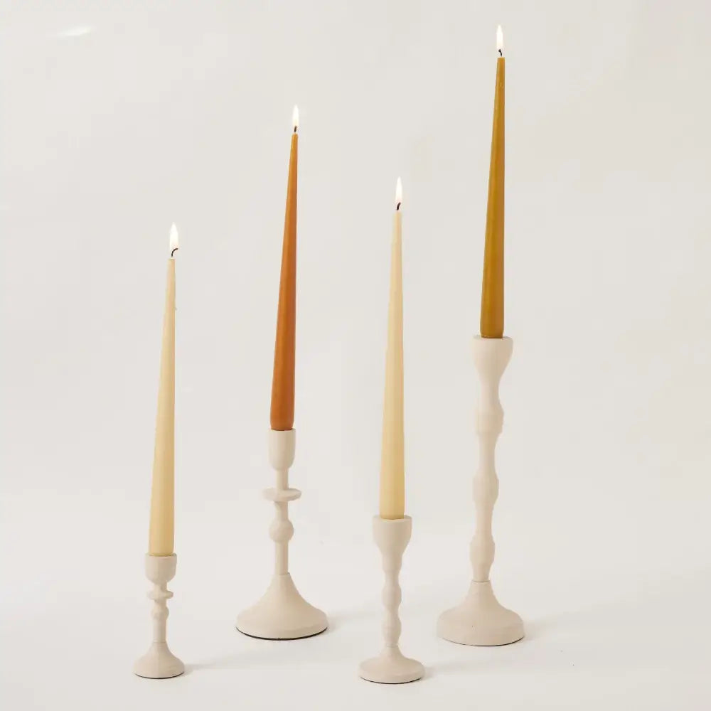 Solar Candle Holder - 11 cm - Ecru
