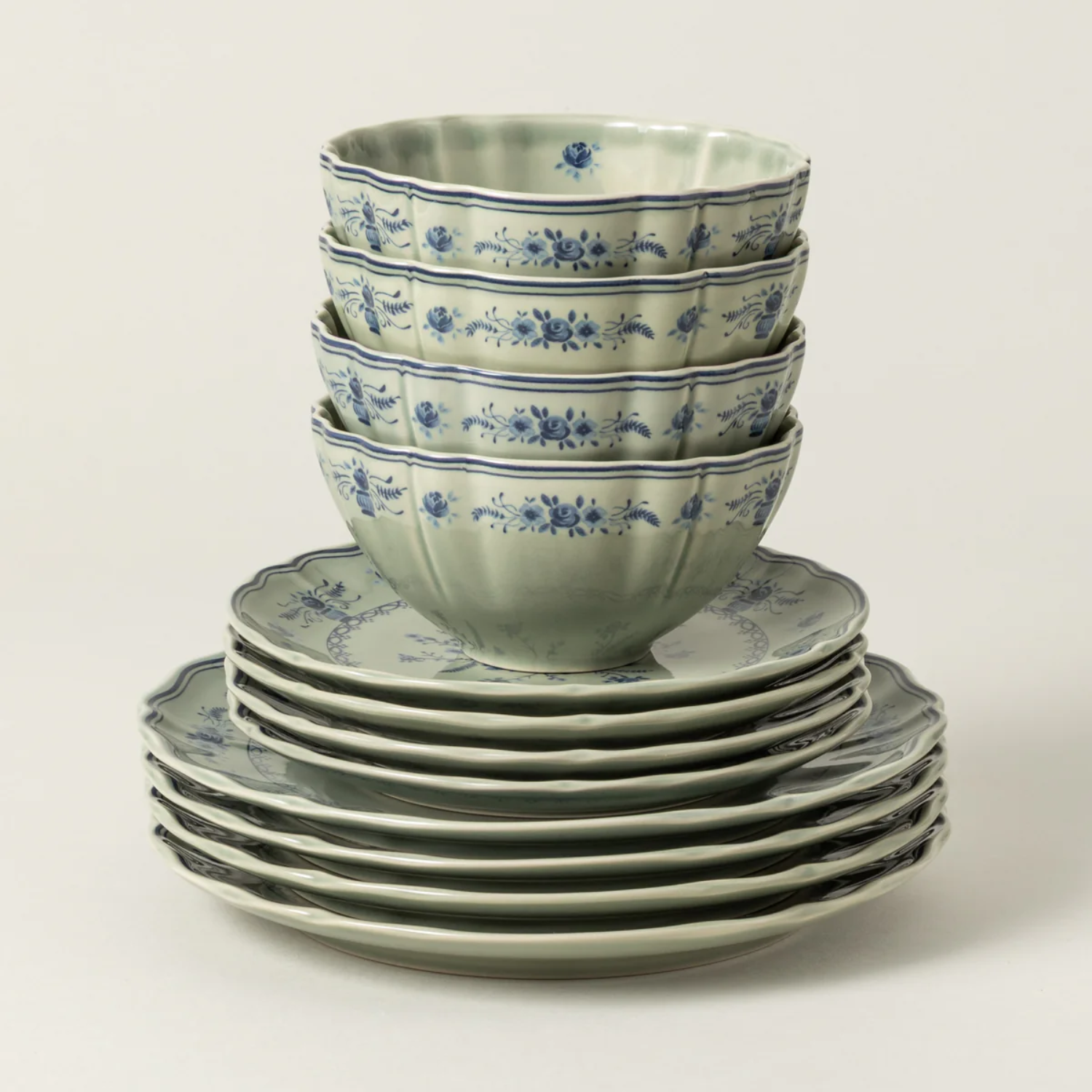 Costa Nova Vila 12-Piece Dinnerware Set with Bowl