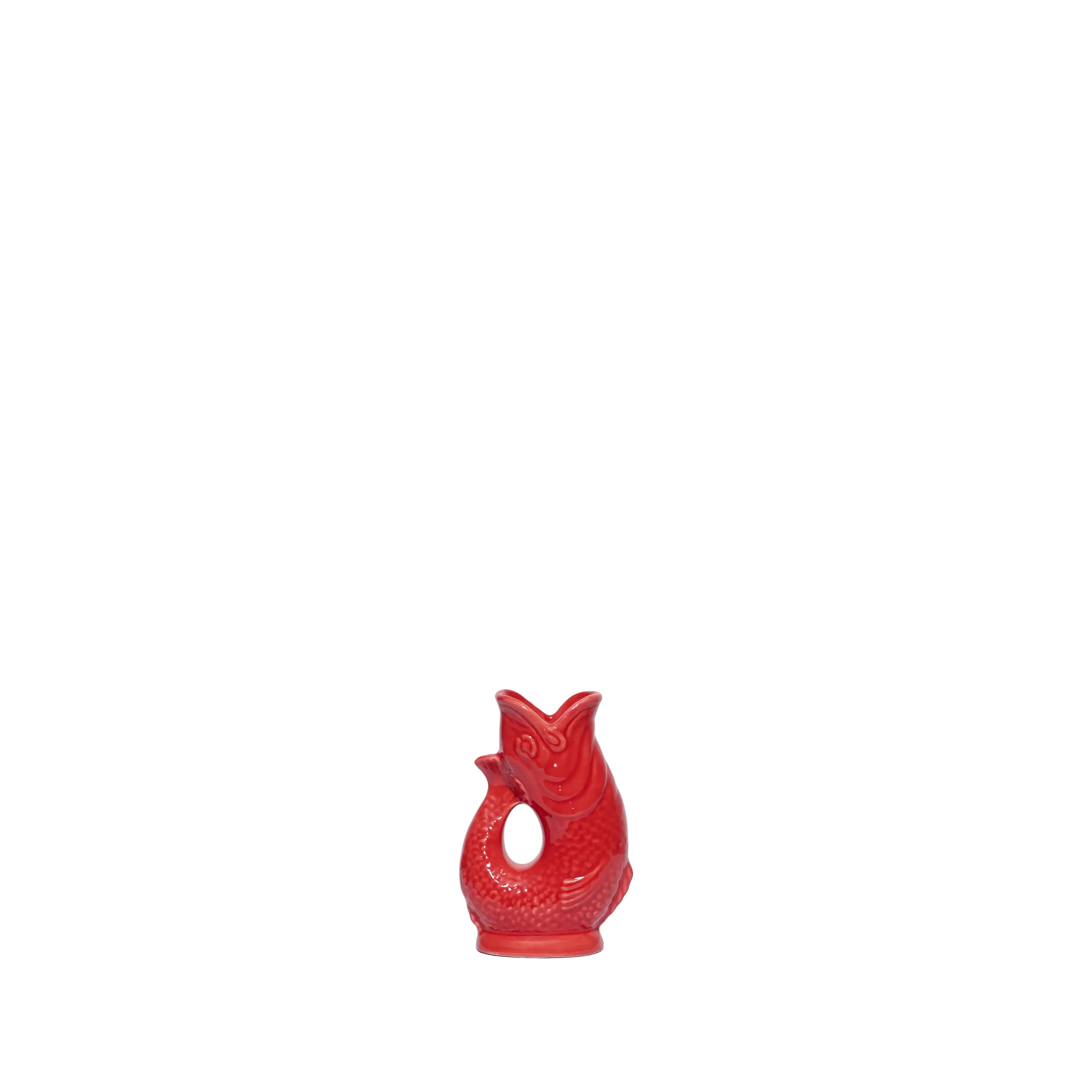 Red Gluggle Jug