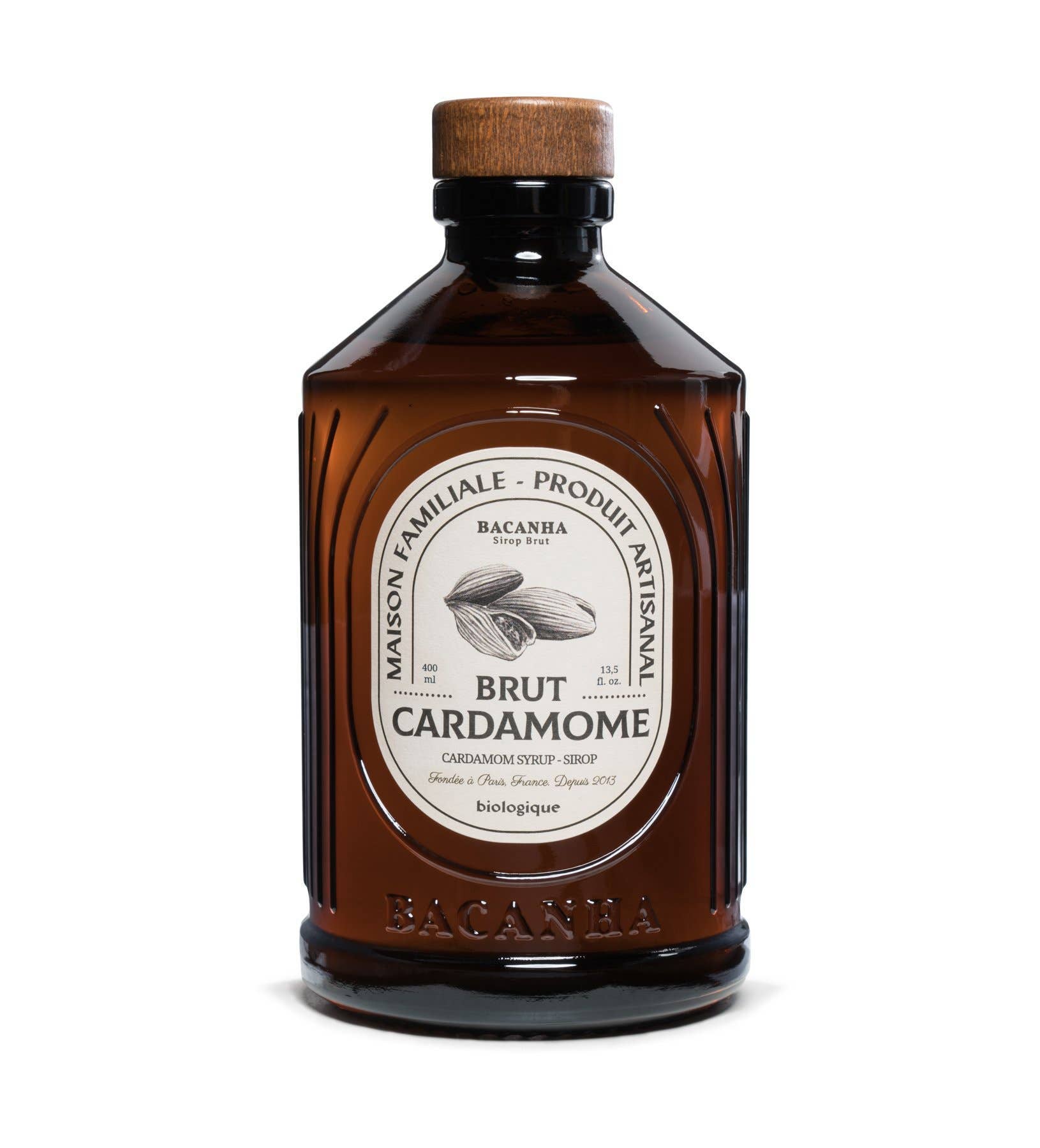 Raw Cardamom Syrup - Organic - 13,5 fl. oz.