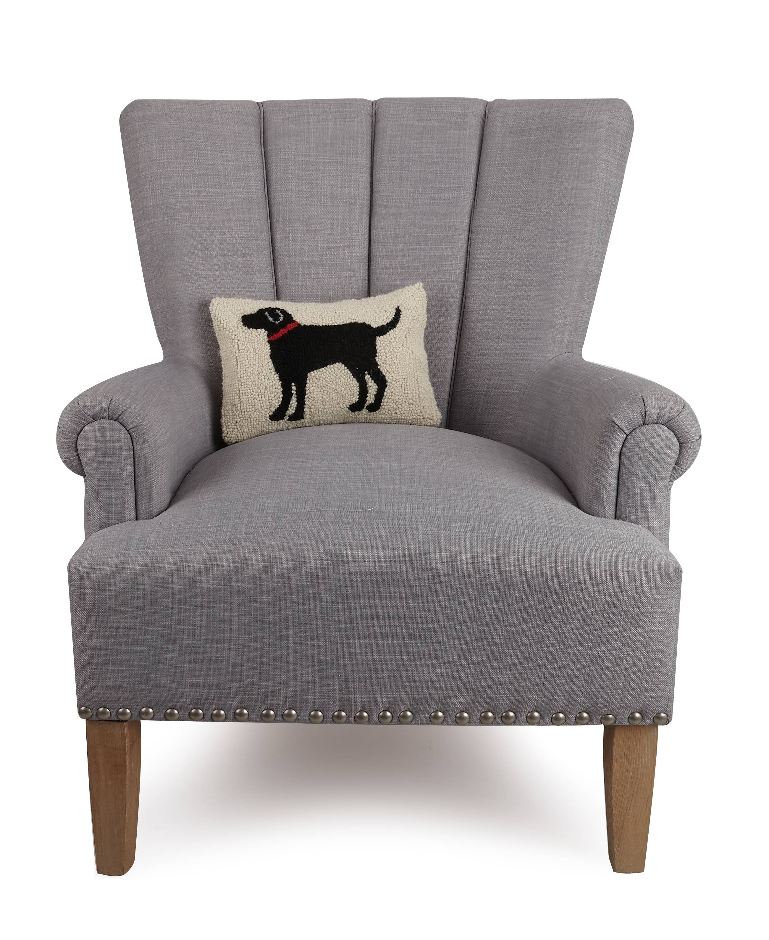 Black Dog Hook Pillow