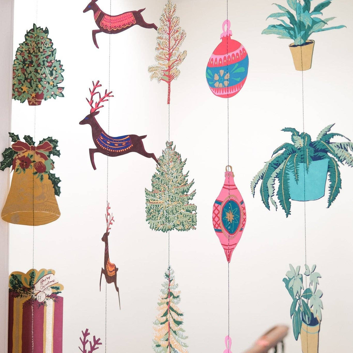 Baubles Vertical Wall Hanging