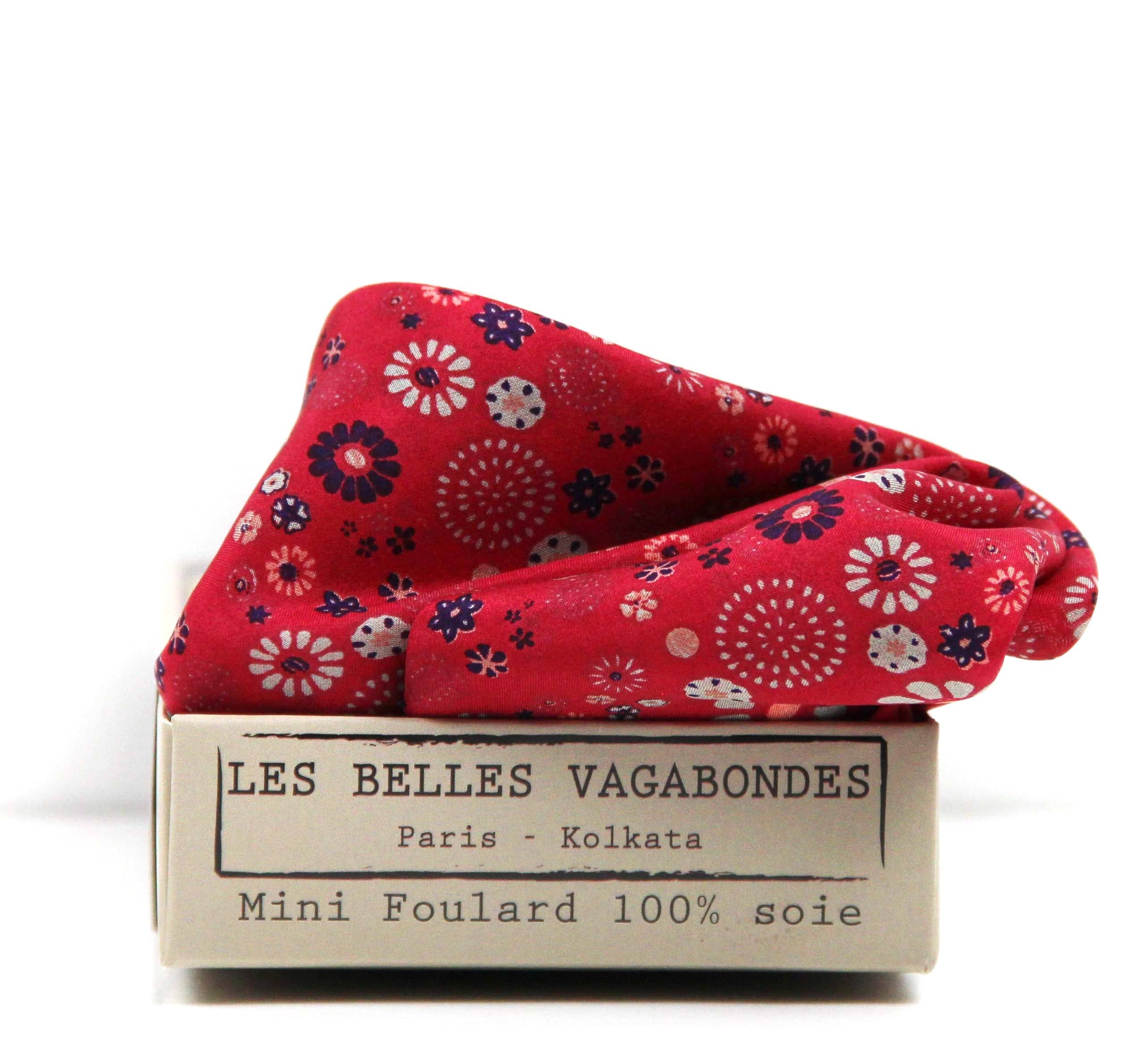 Mini Hanami Red Scarf