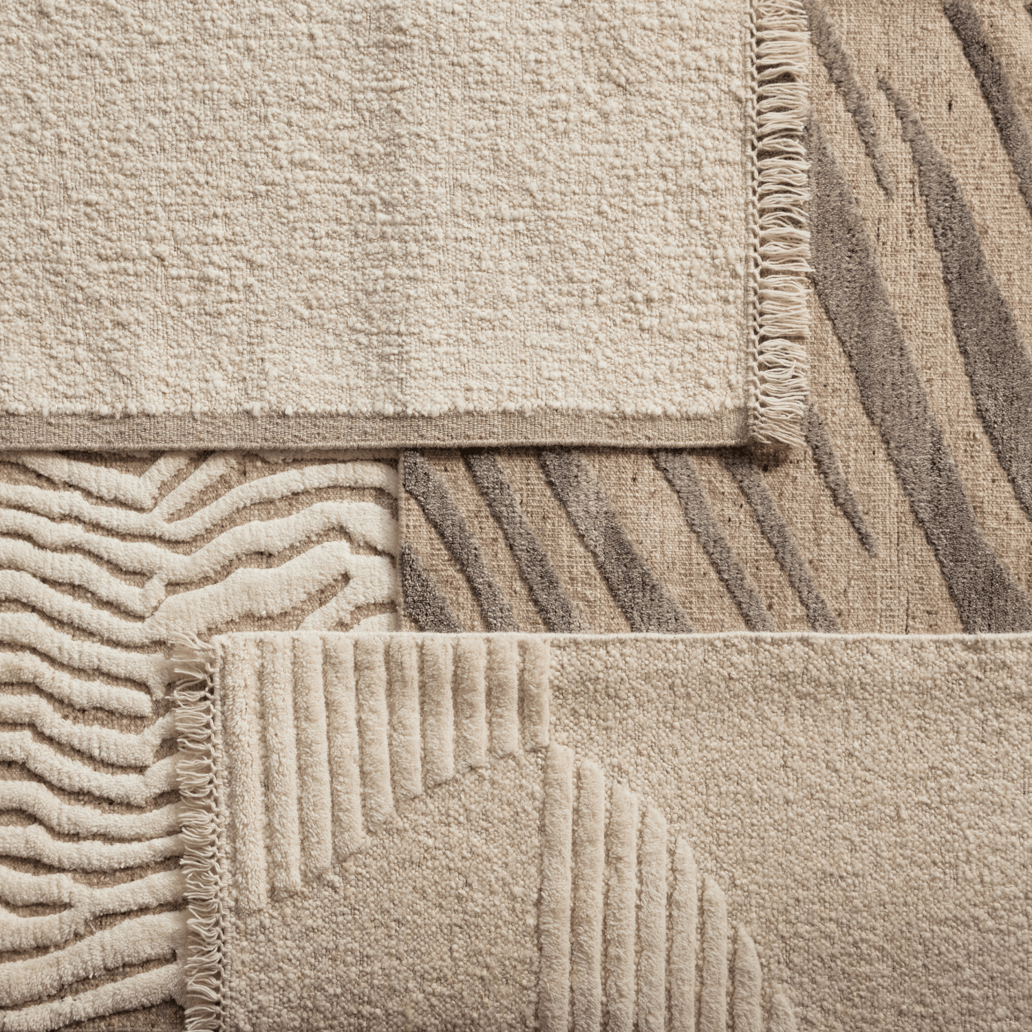 Hand Knotted Squiggle Rug