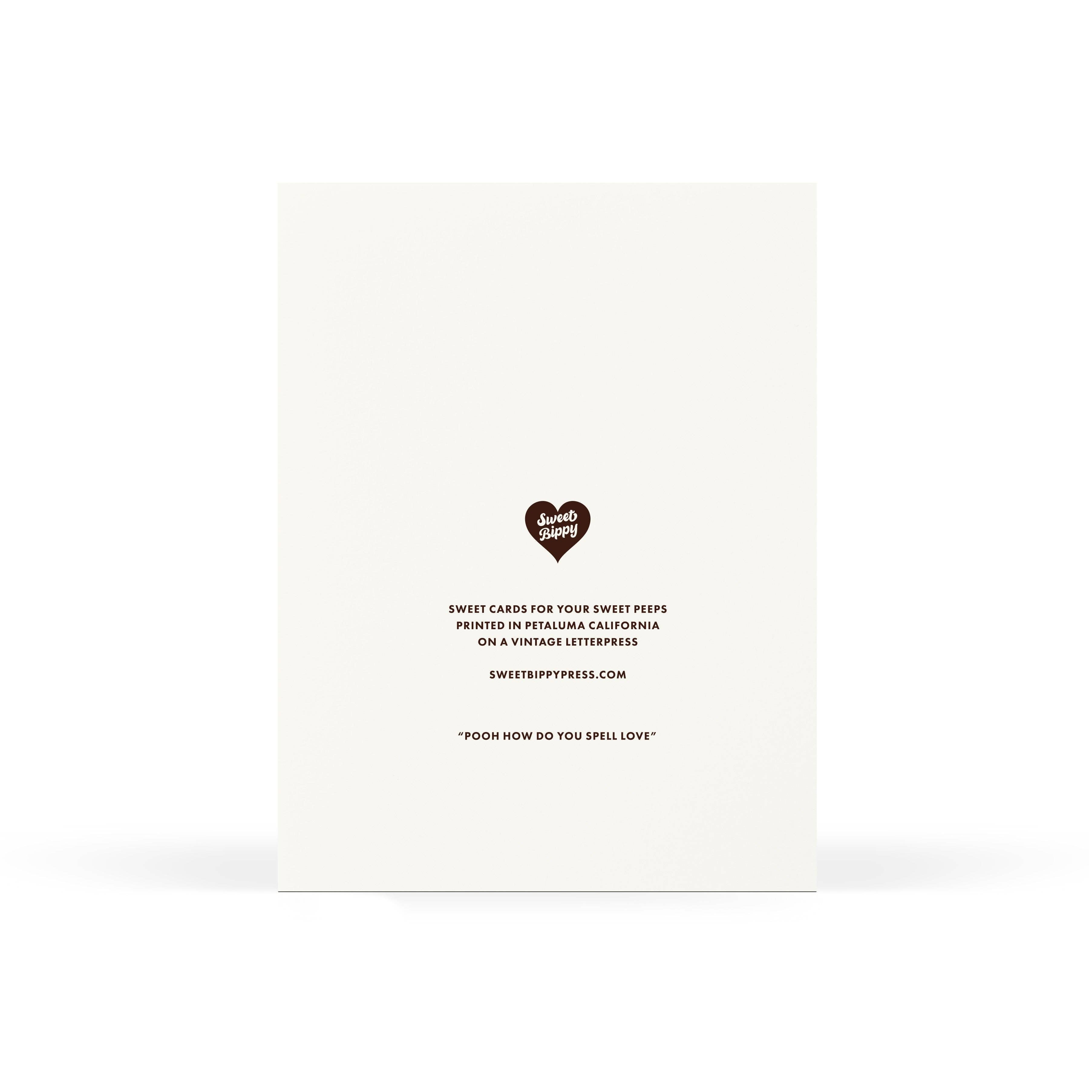 Pooh Love Greeting Card