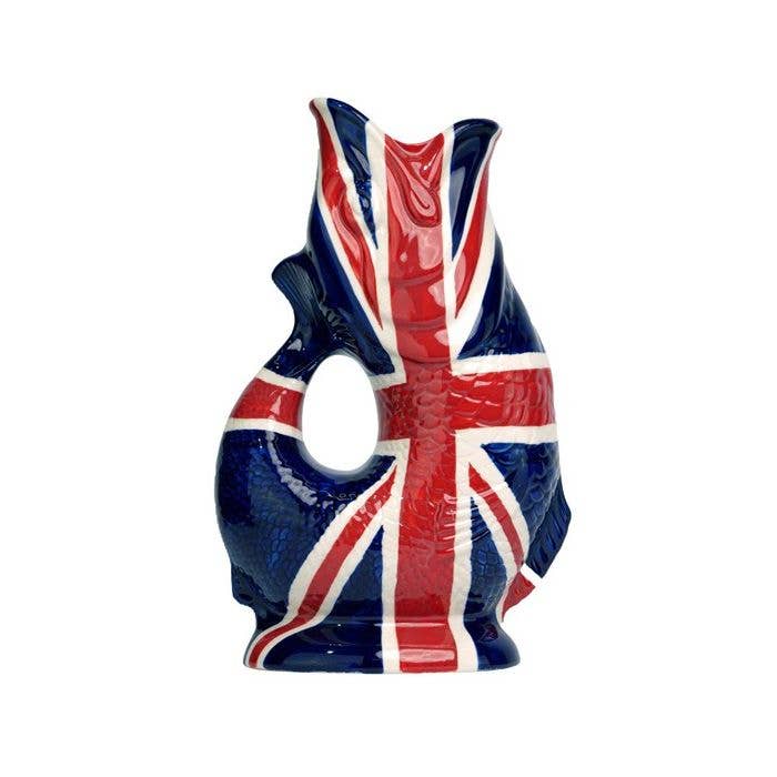 UK Flag Gluggle Jug