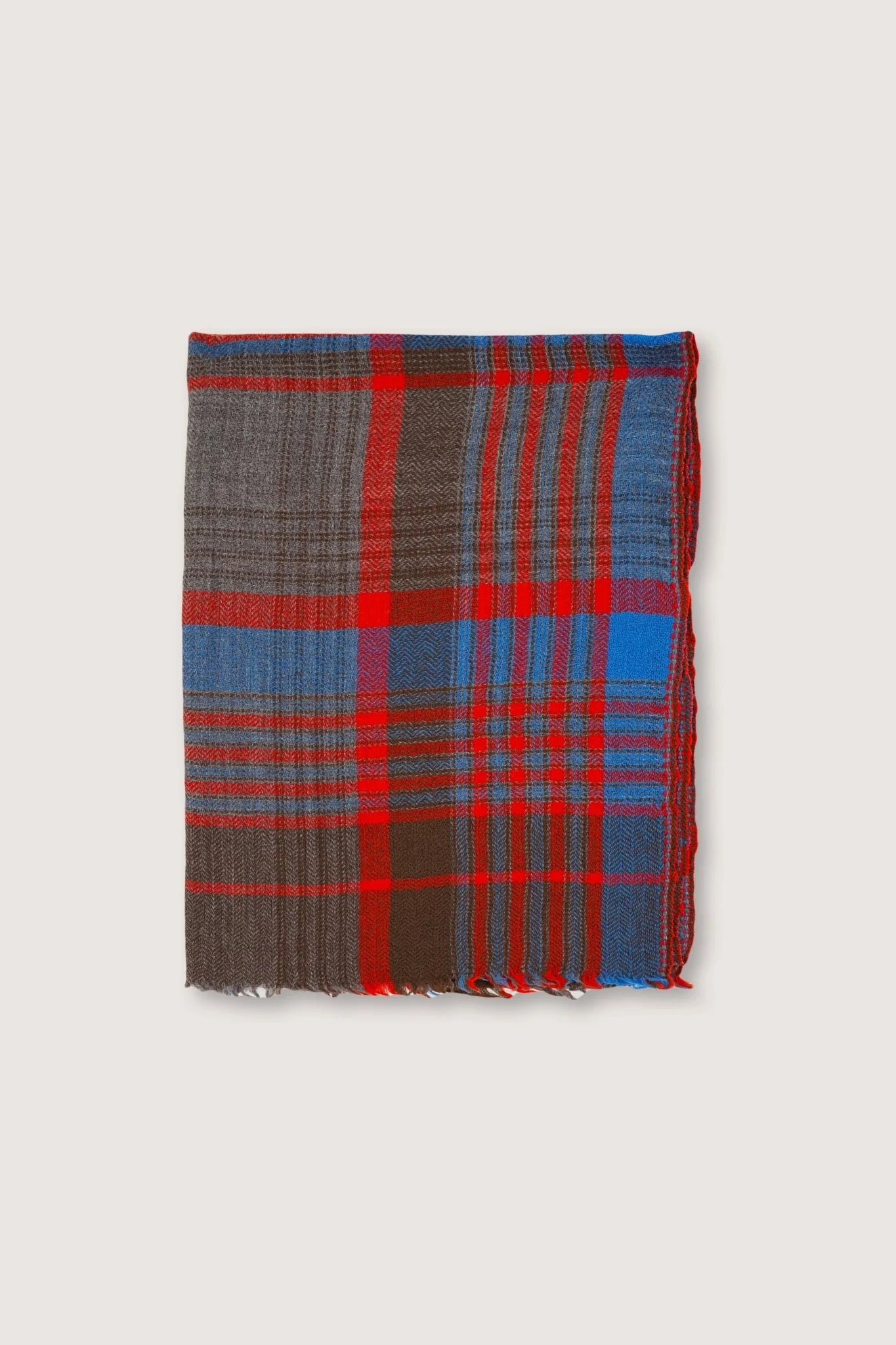 N°81 Plaid Wool Throw