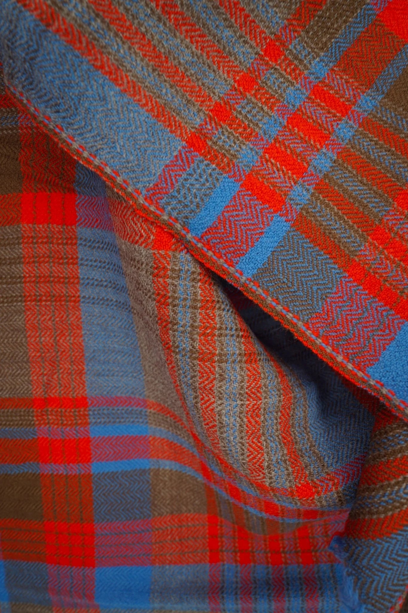 N°81 Plaid Wool Throw