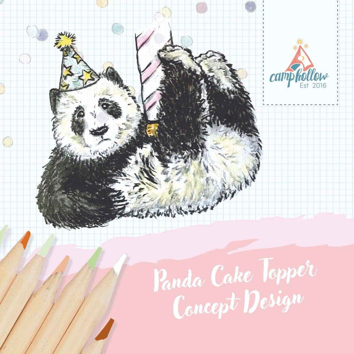 Panda Cake Topper