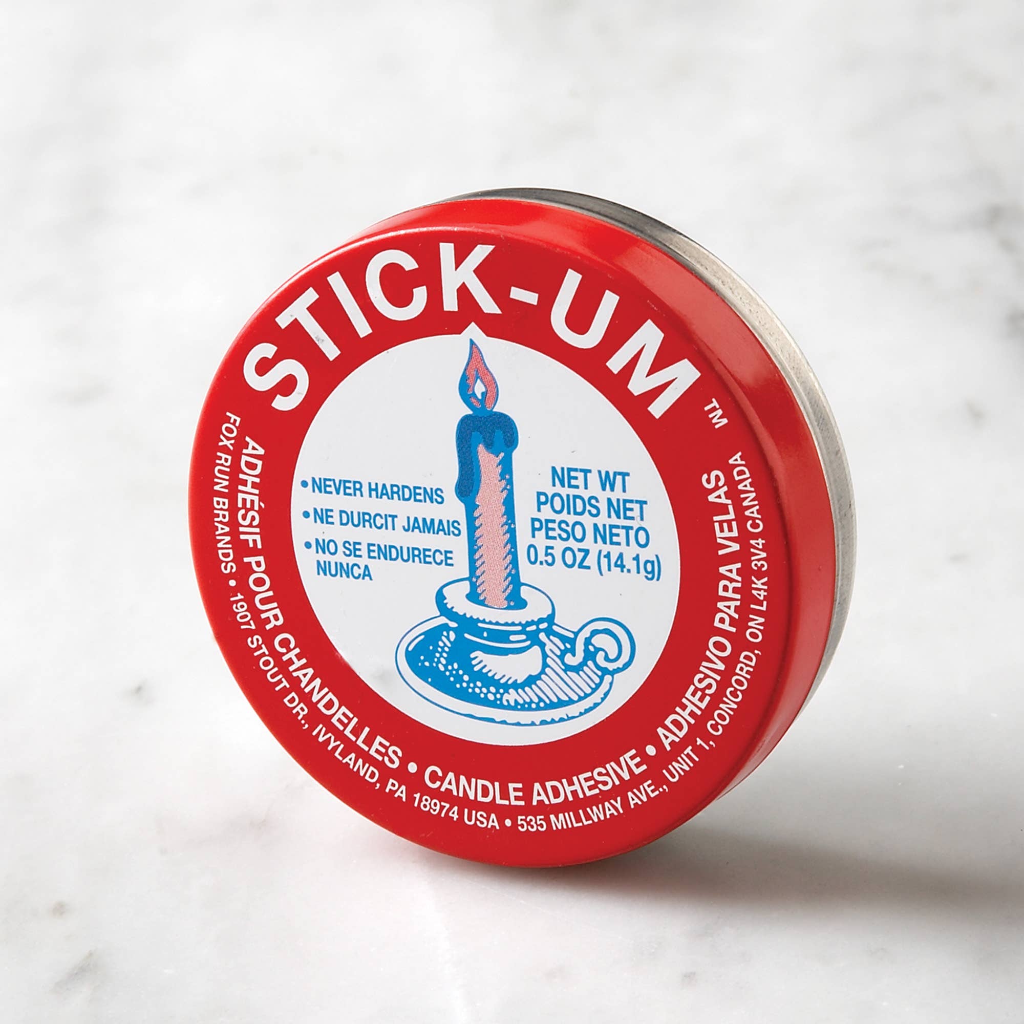 Fox Run Stick-Um Candle Adhesive, 1/2-Ounce