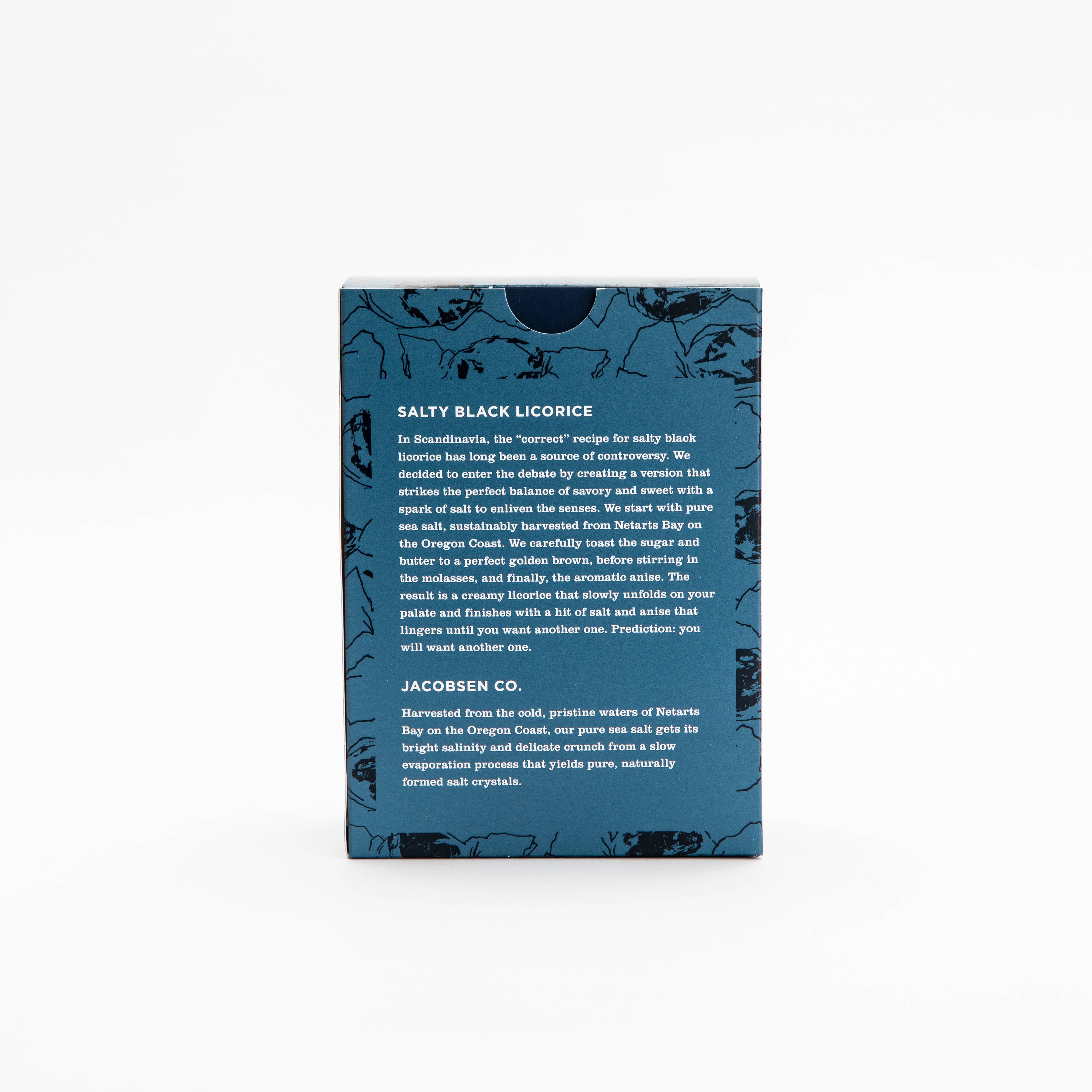 Salty Black Licorice - Pure Sea Salt Licorice Candy