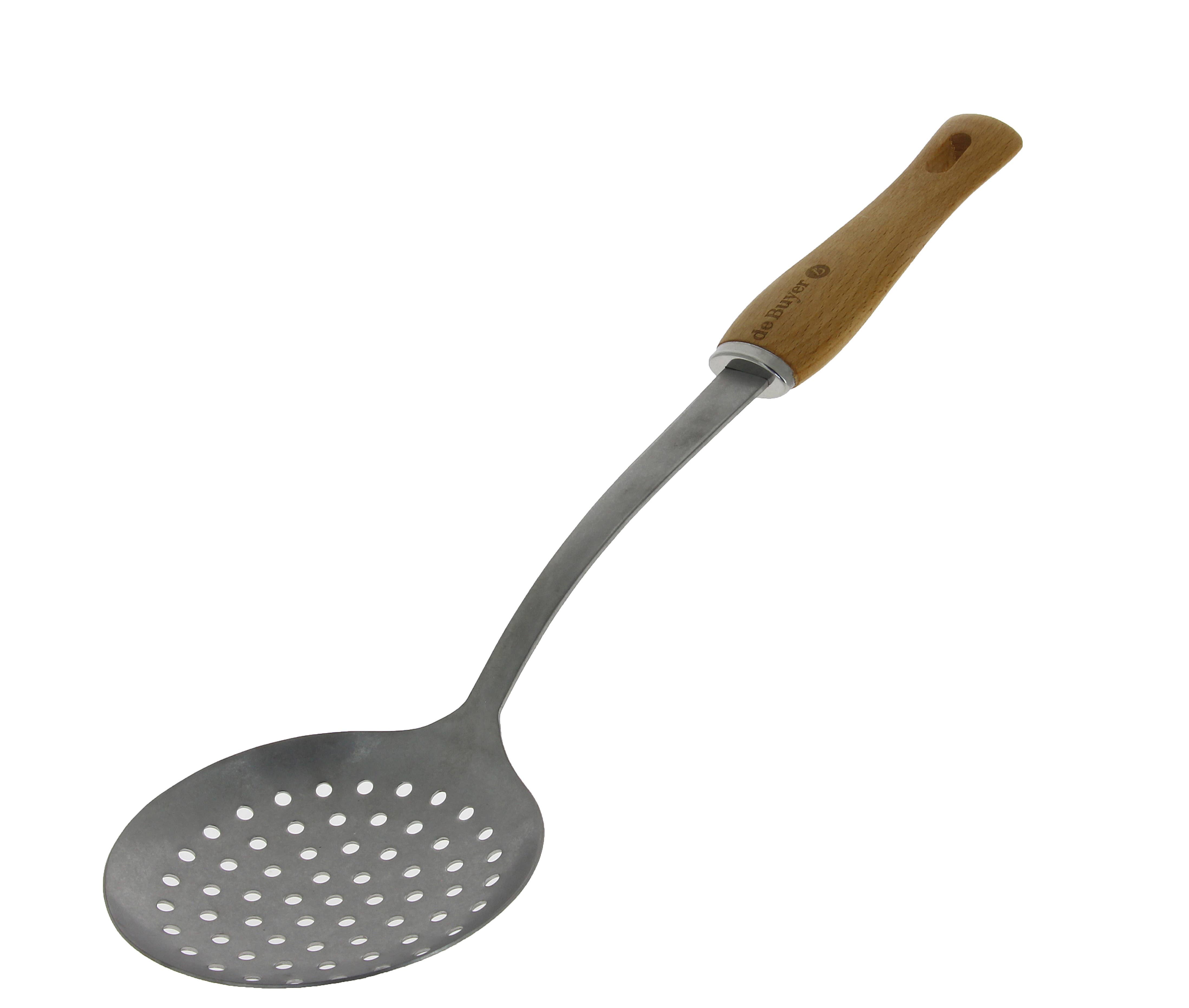 SKIMMER STAINLESS STEEL WOOD - B BOIS