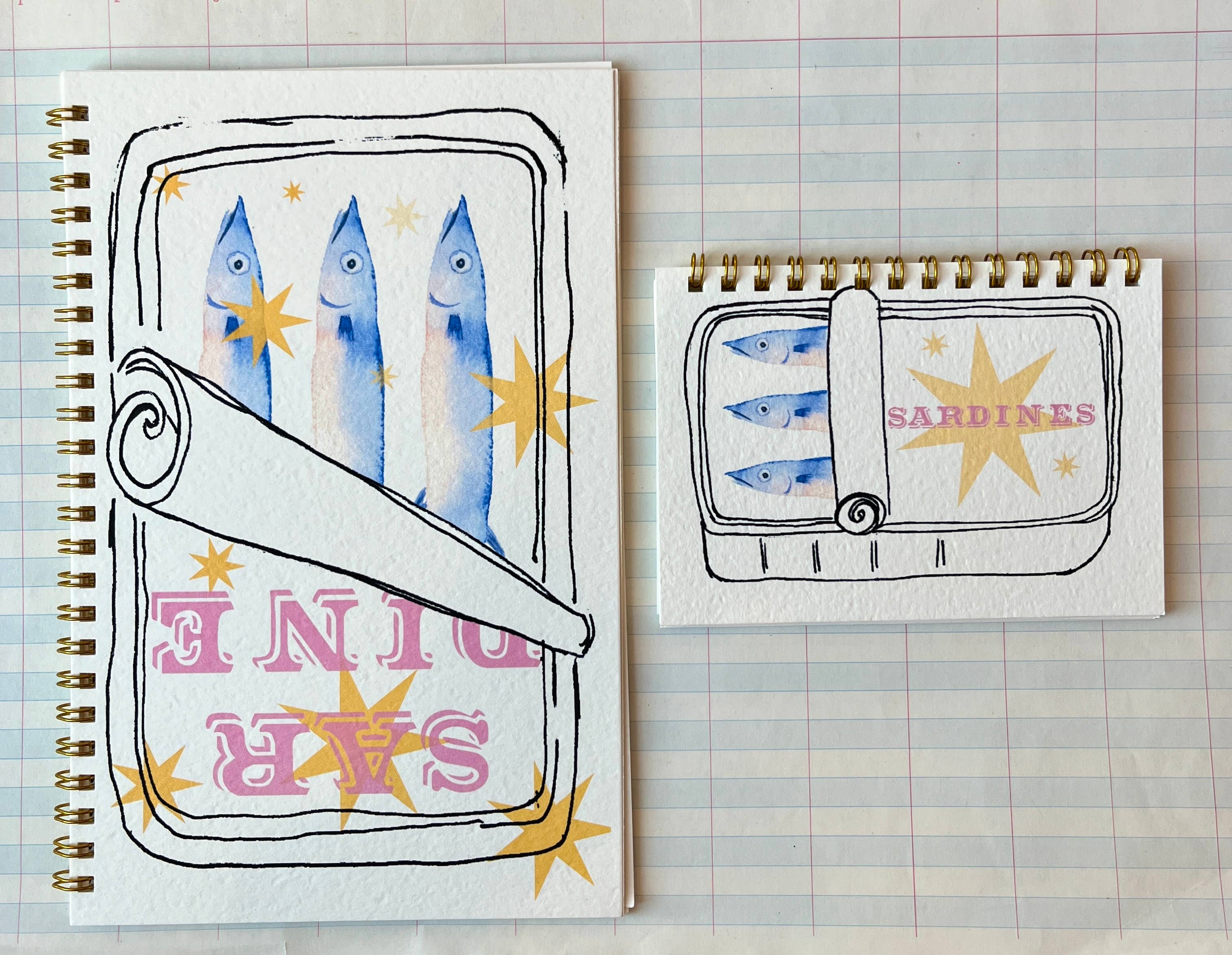 Sardines Mini Notebook