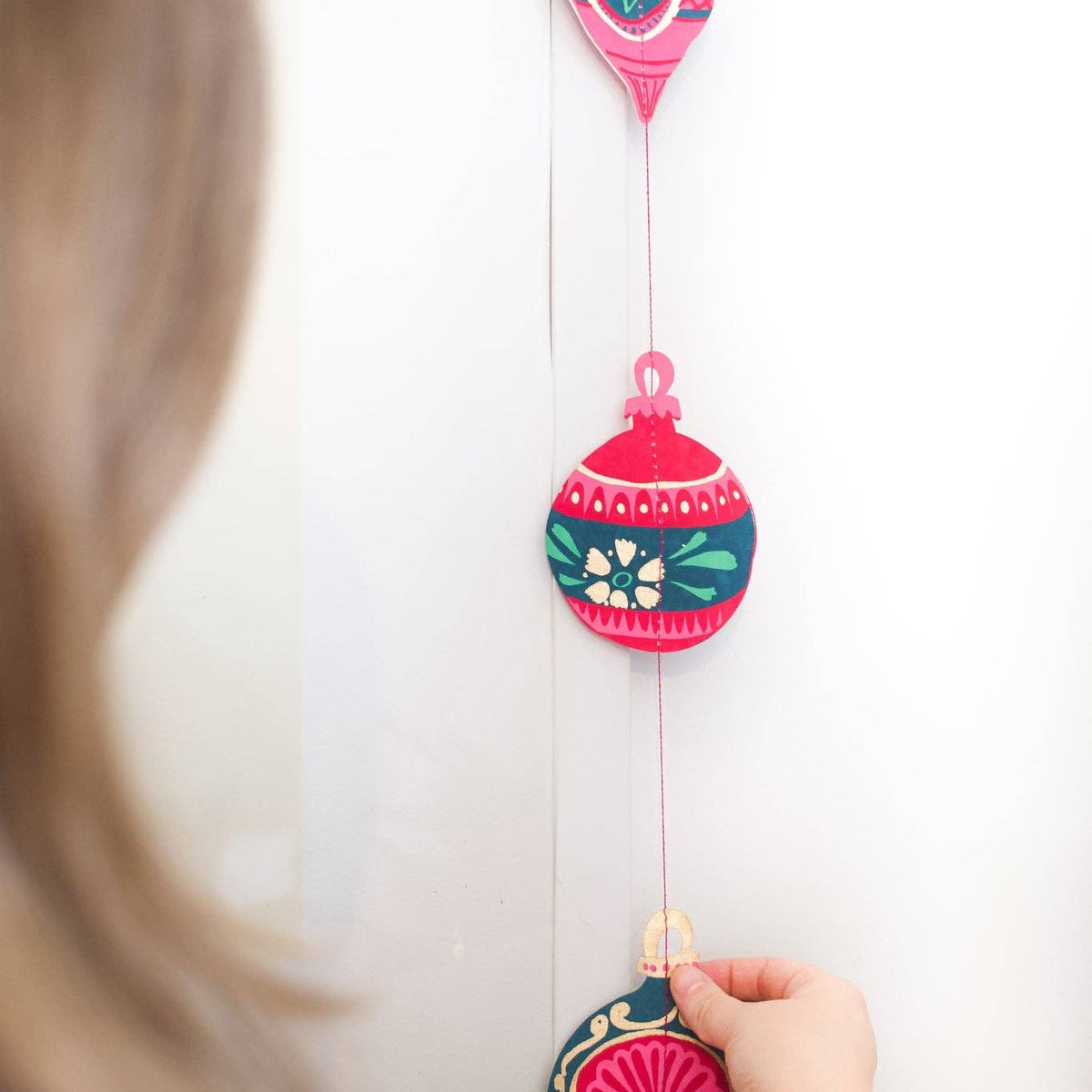 Baubles Vertical Wall Hanging