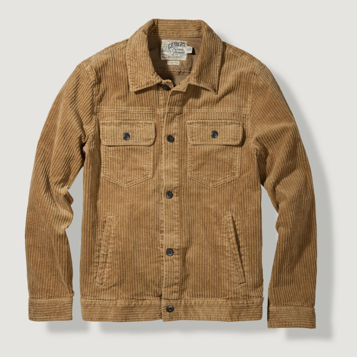 Distressed Corduroy Trucker Jacket - Men's