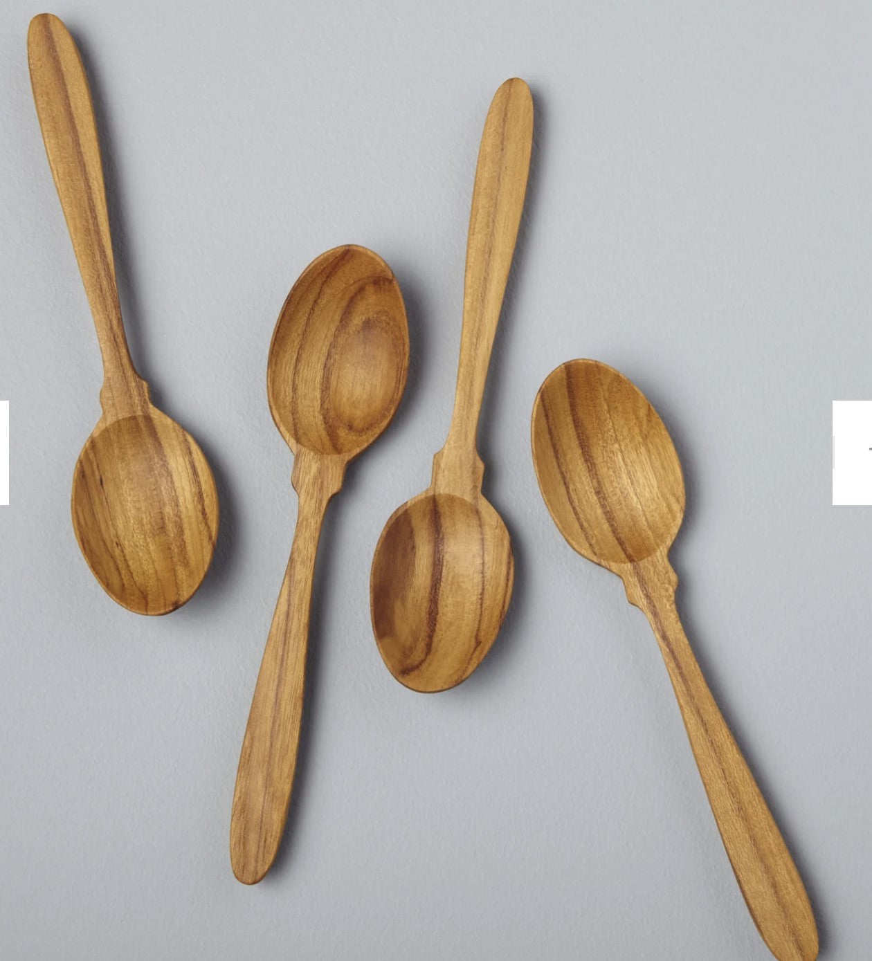 Teak Coffee Spoons - Set of 4