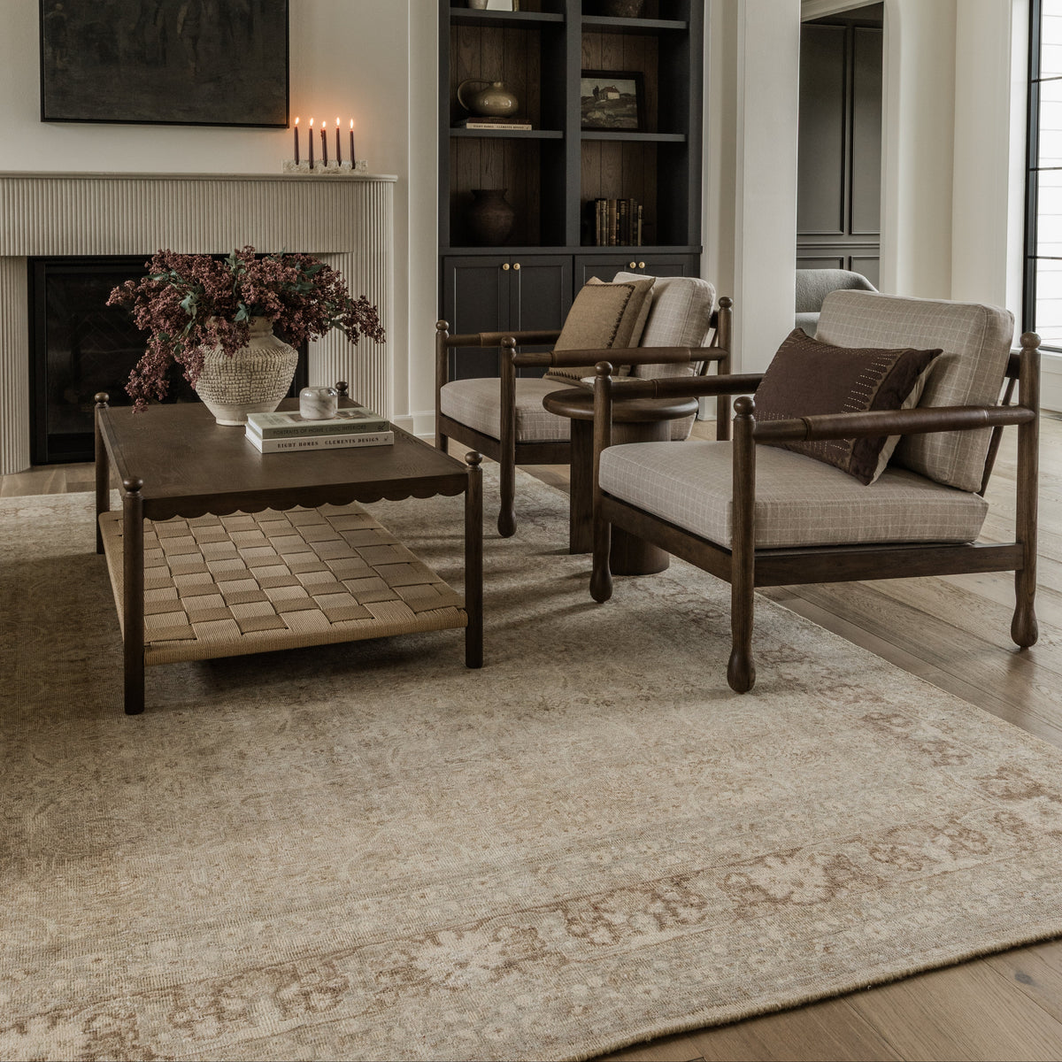 Caroline Hand-Knotted Wool Rug